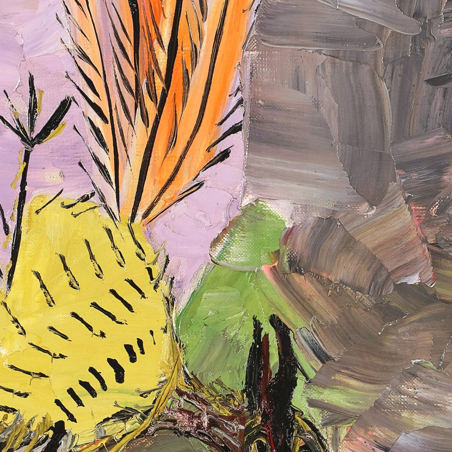 detail of the fine art reproduction from the centre