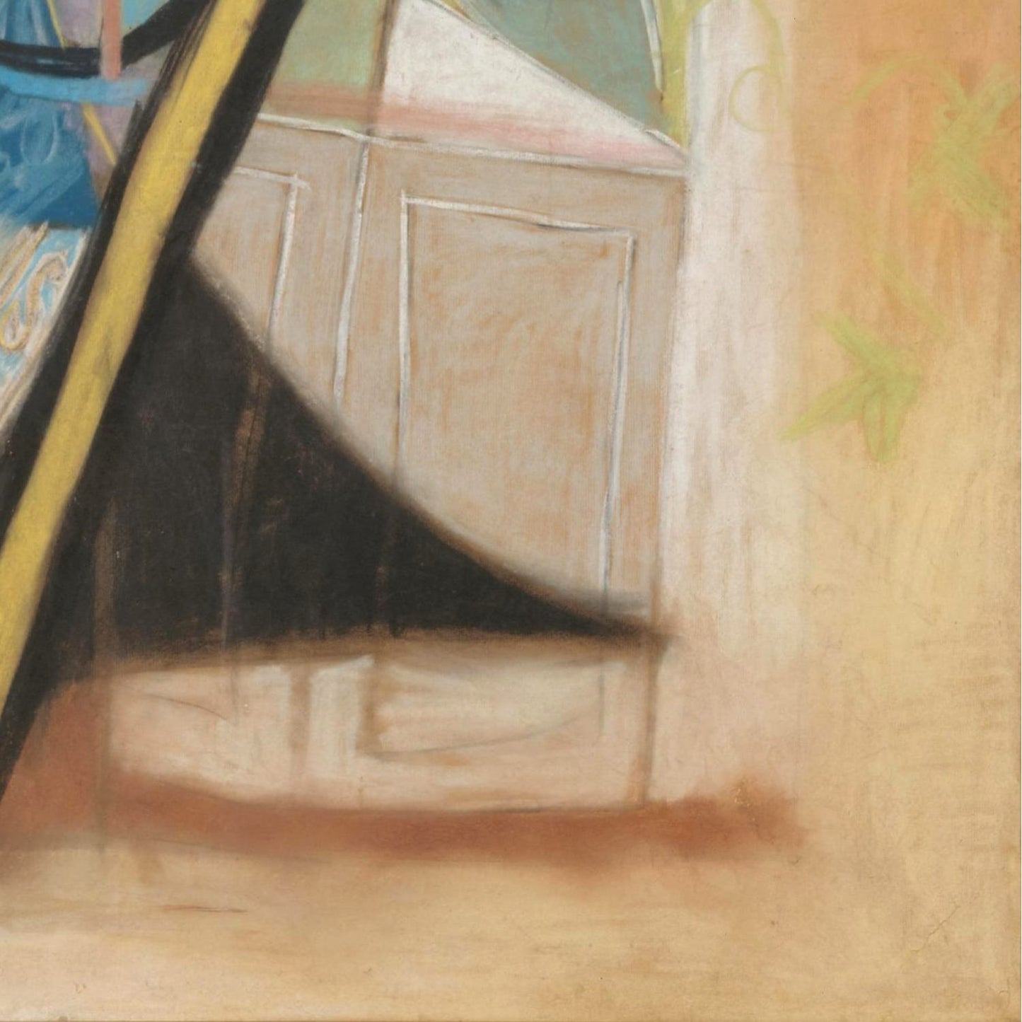 detail of the fine art reproduction from the bottom right corner