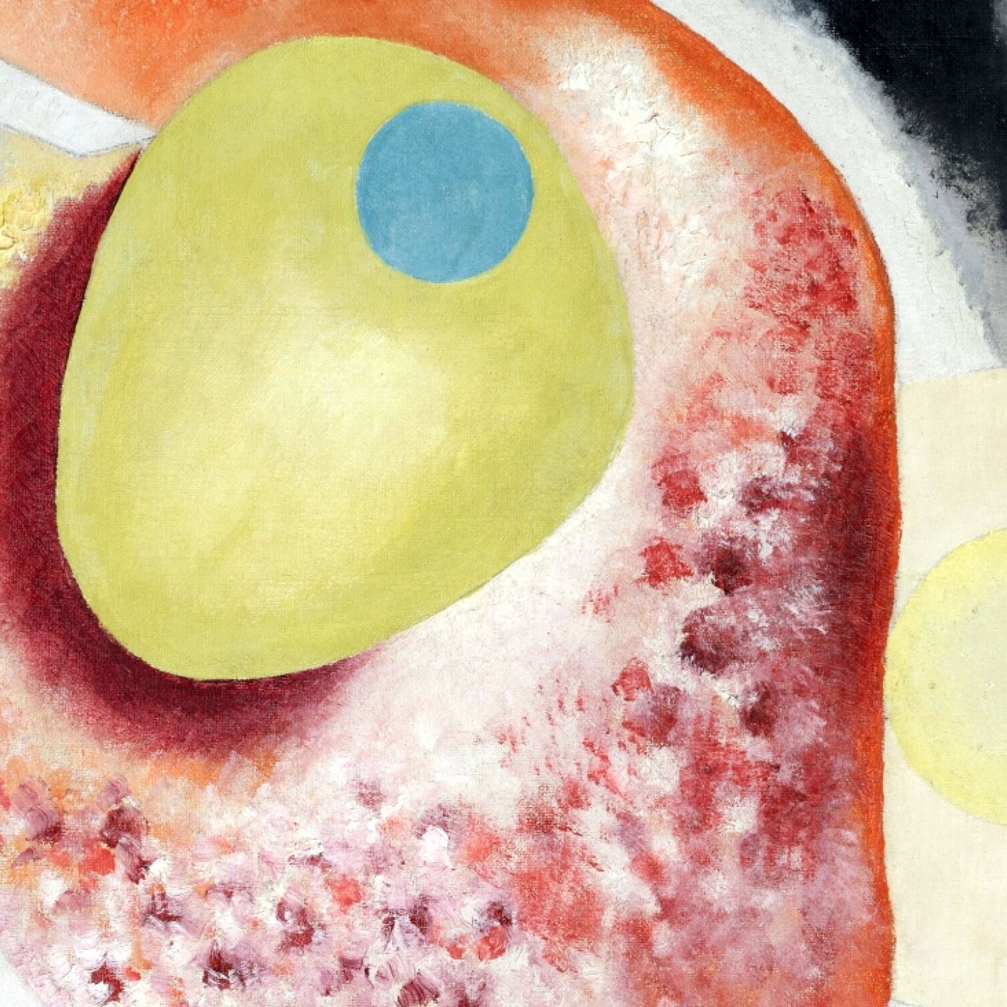 detail of the fine art reproduction from the centre