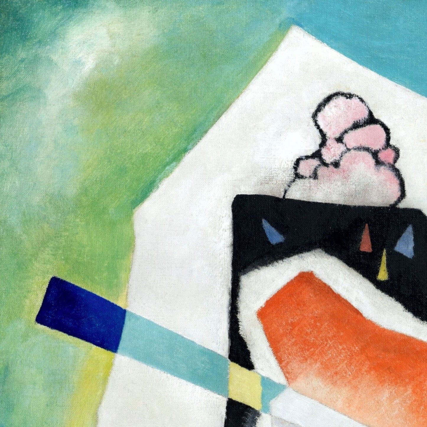 detail of the fine art reproduction from the top left