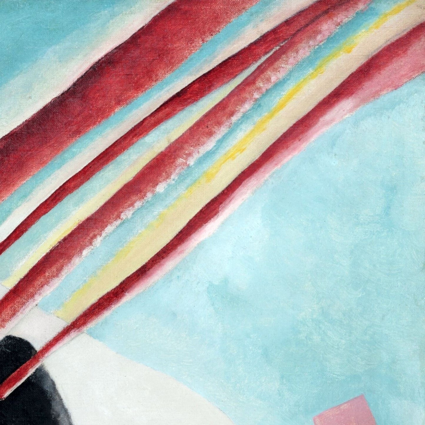detail of the fine art reproduction from the top right corner
