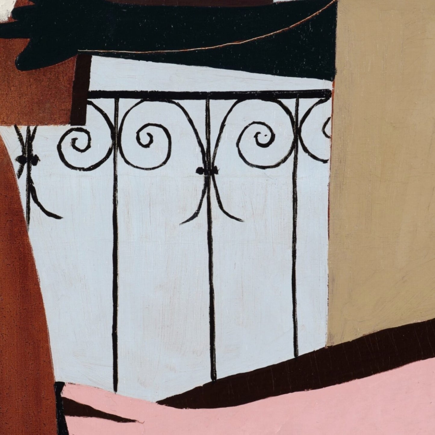detail of the fine art reproduction from the centre