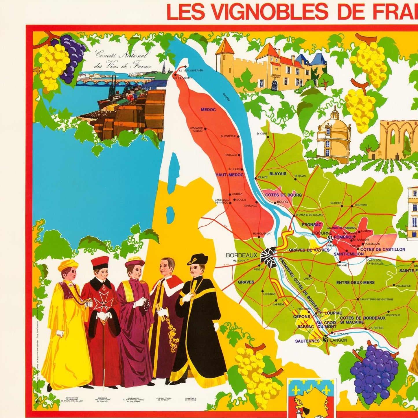 detail of the map from the centre