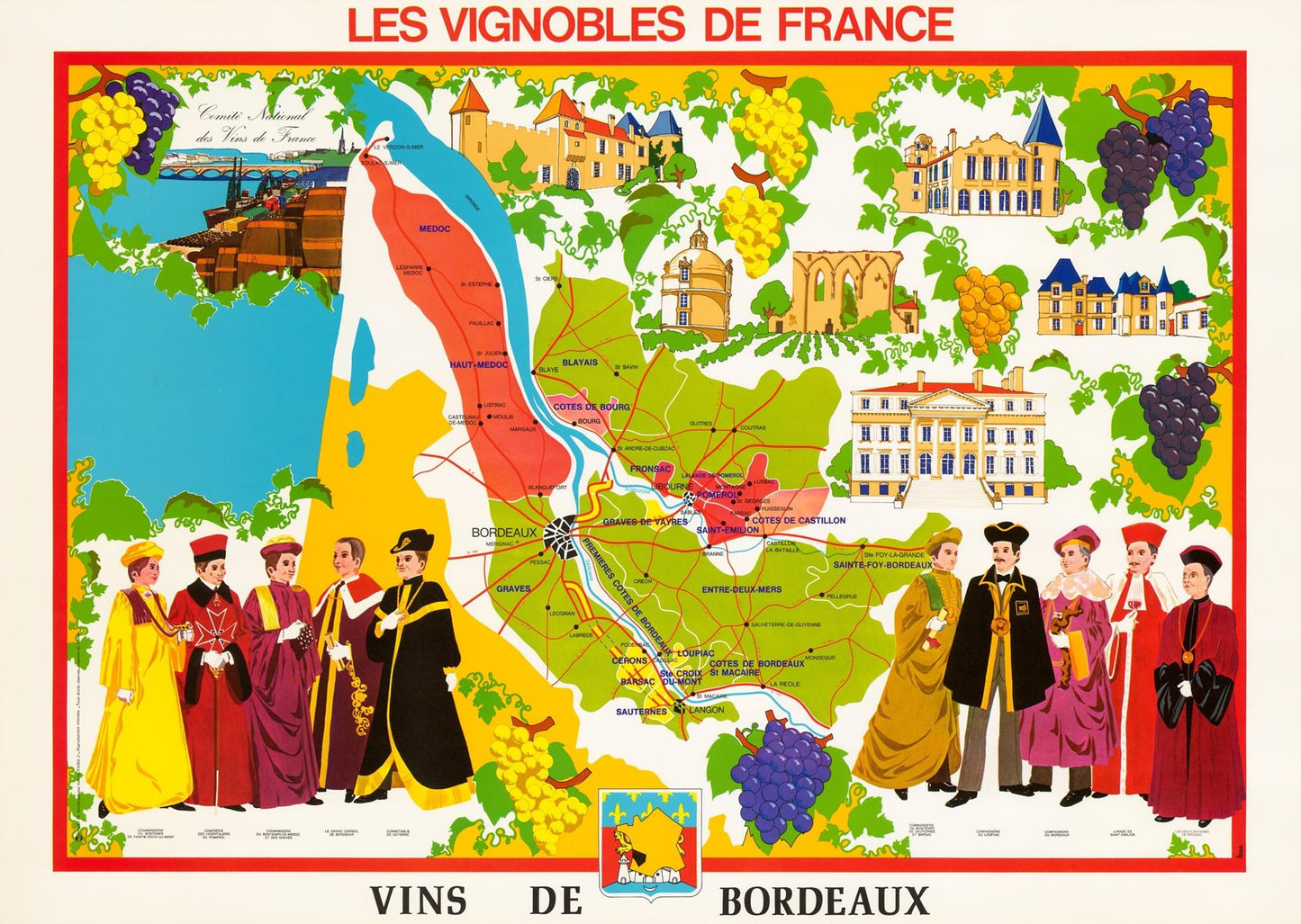presentation of the map reproduction without a frame