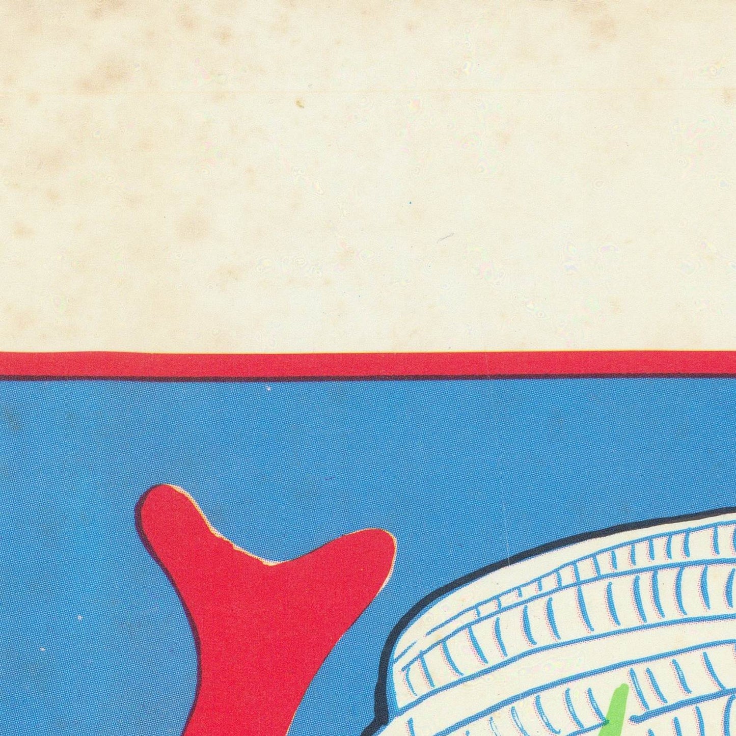 detail of the map from the centre left