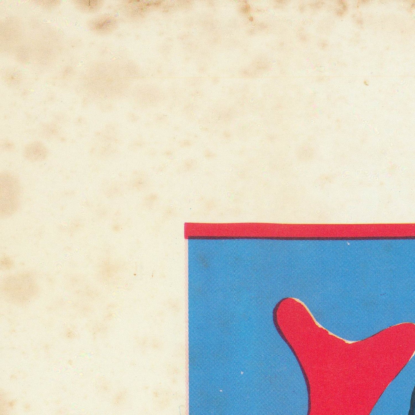 detail of the map from the top left corner