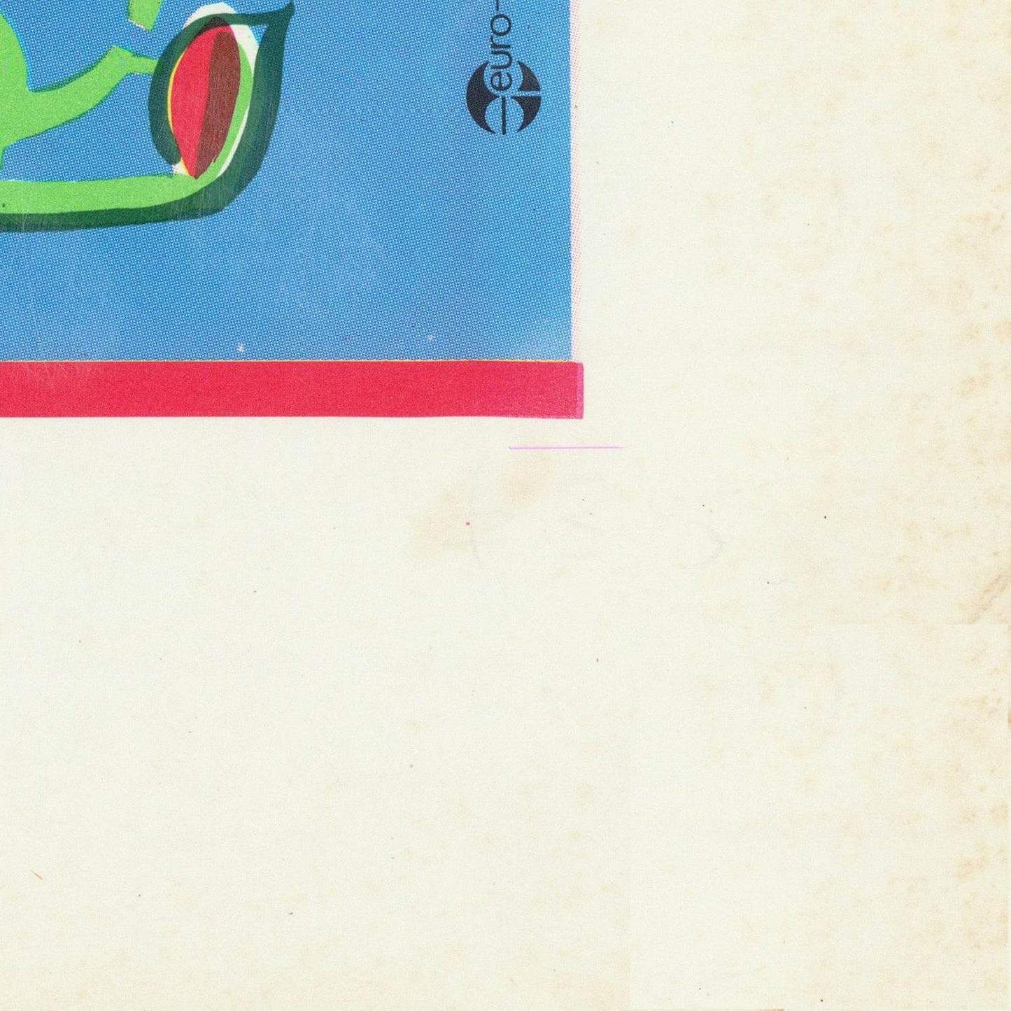 detail of the map from the bottom right corner