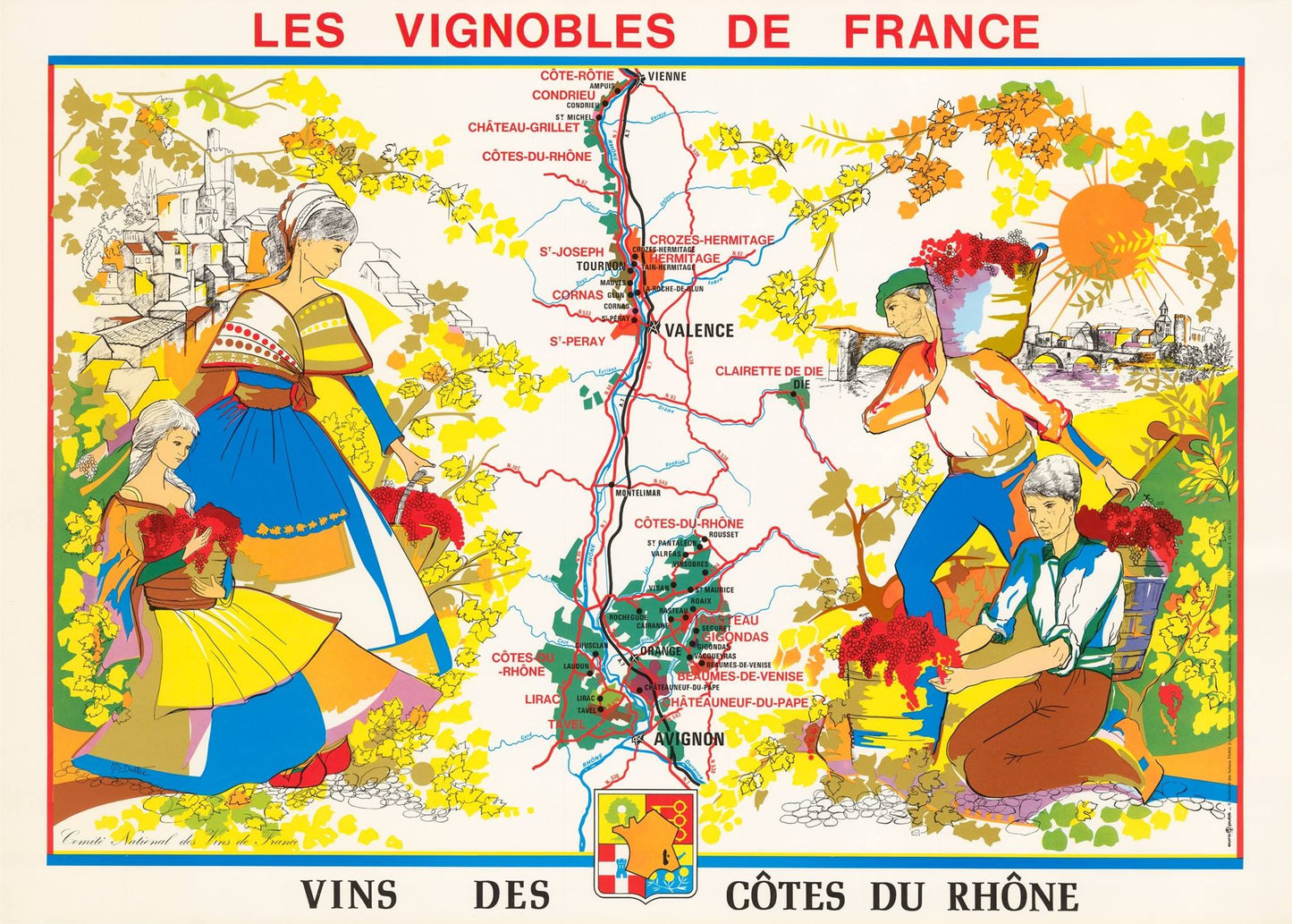 presentation of the map reproduction without a frame