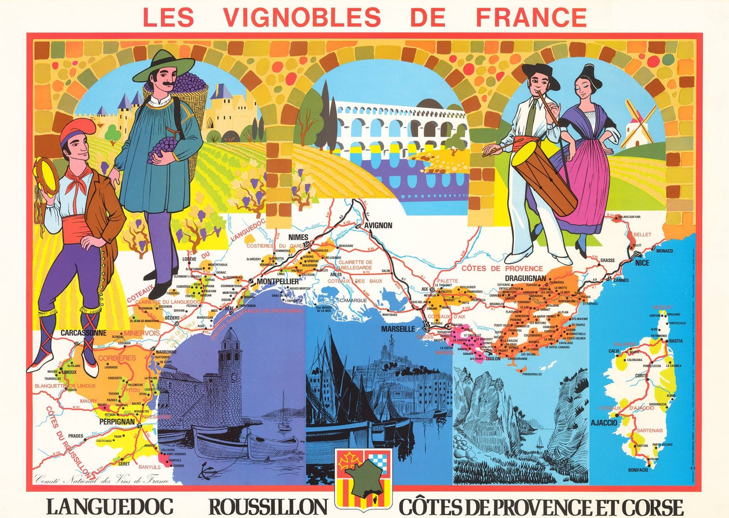 presentation of the map reproduction without a frame