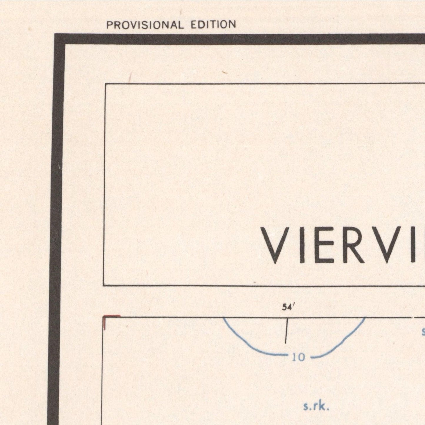 detail of the map from the top left corner