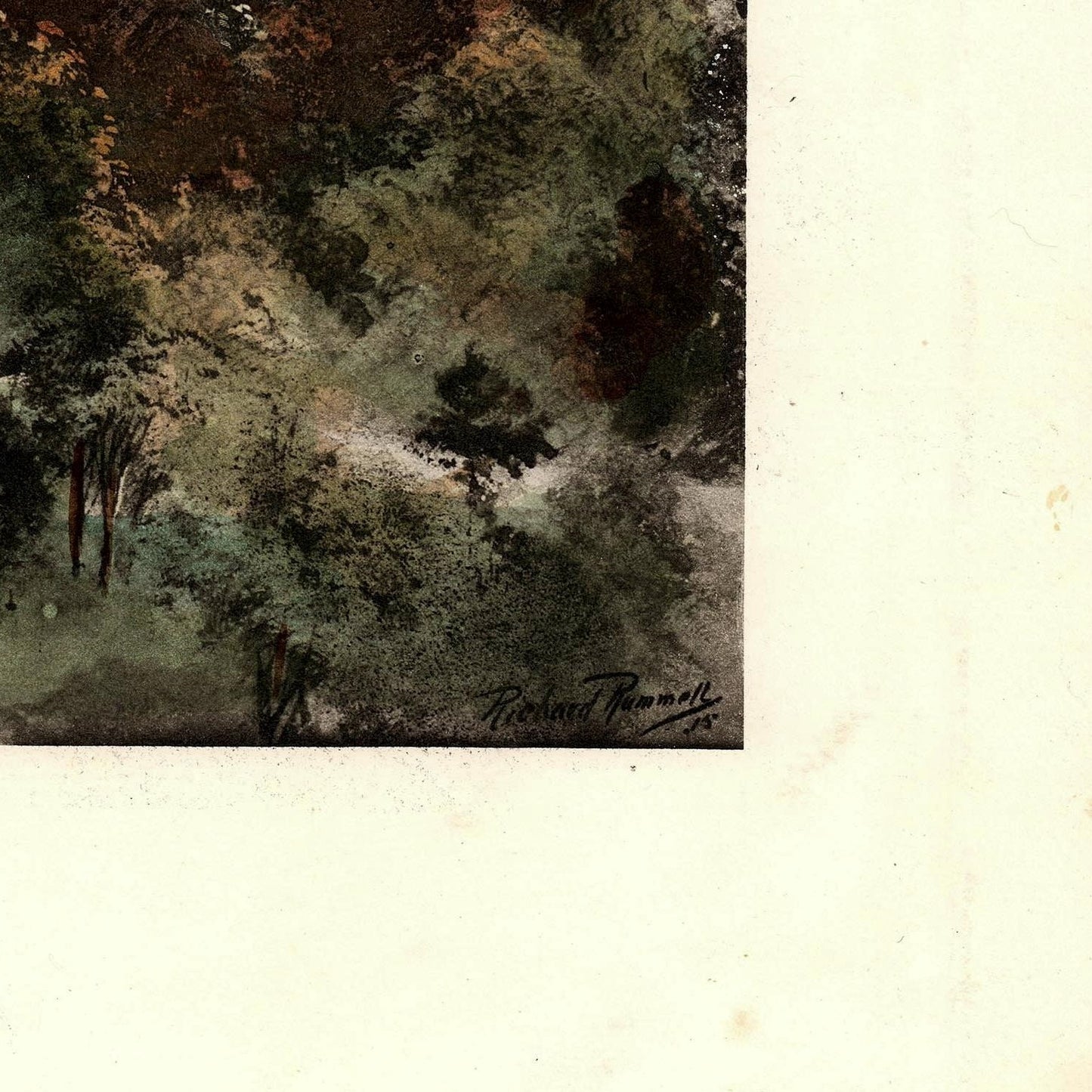 detail of the drawing reproduction from the bottom right corner