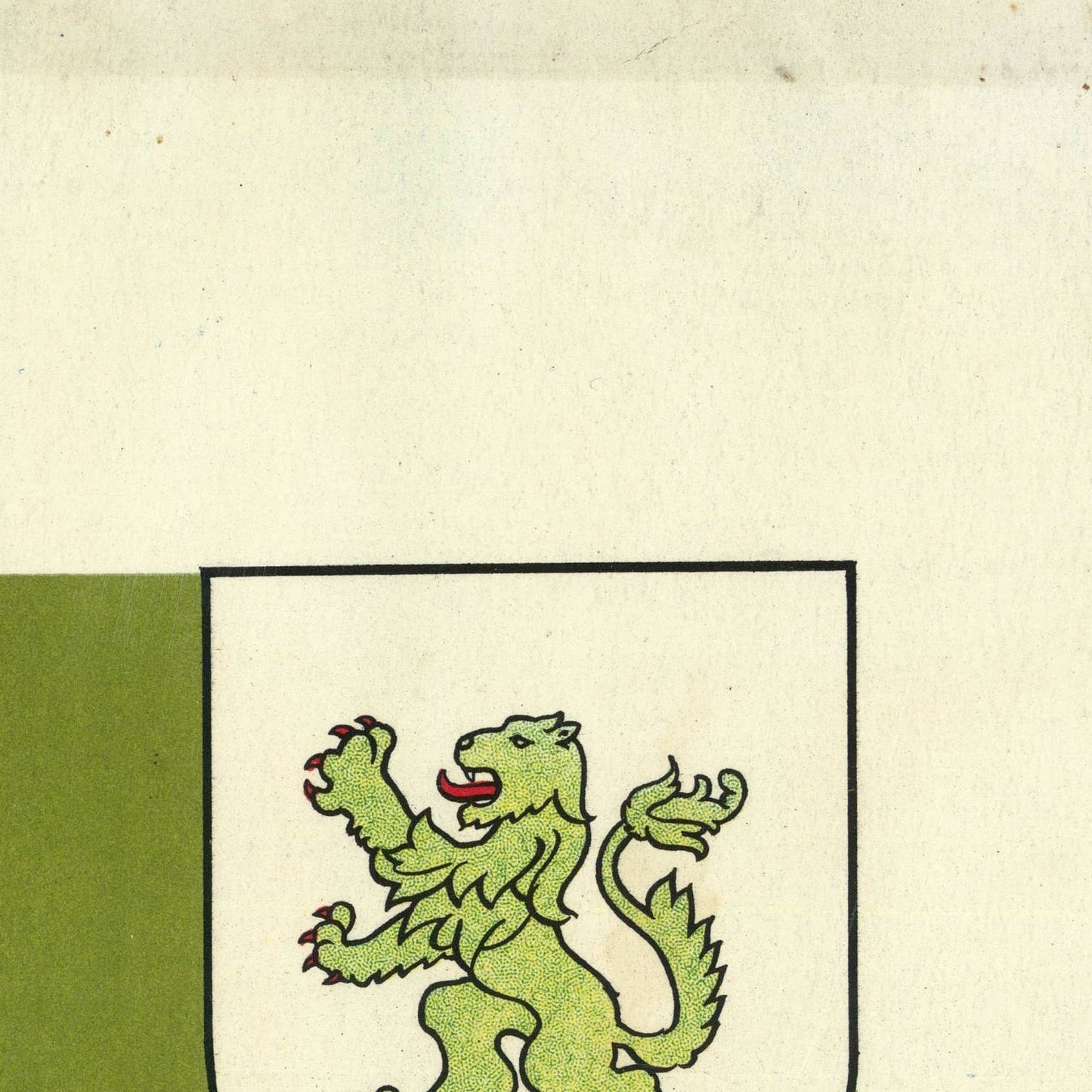 detail of the map from the top right corner
