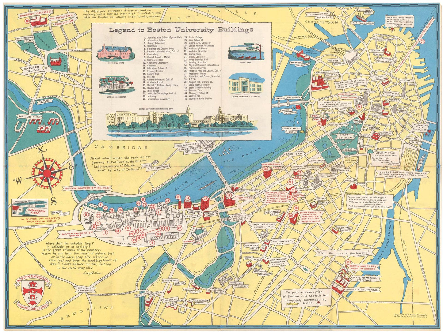 presentation of the map reproduction without a frame