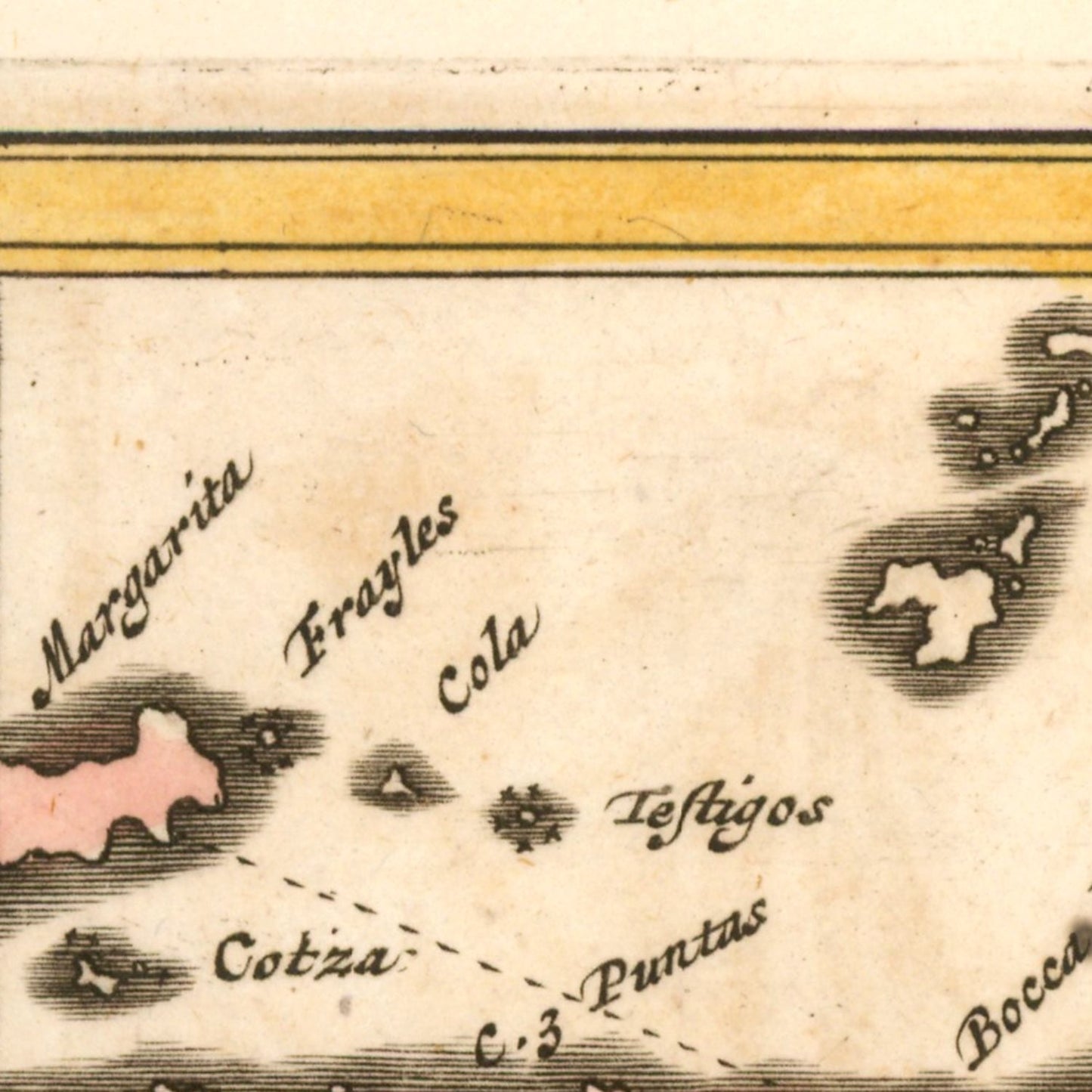 detail of the map from the centre left