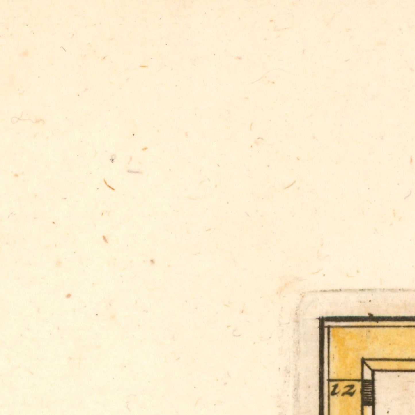 detail of the map from the top left corner