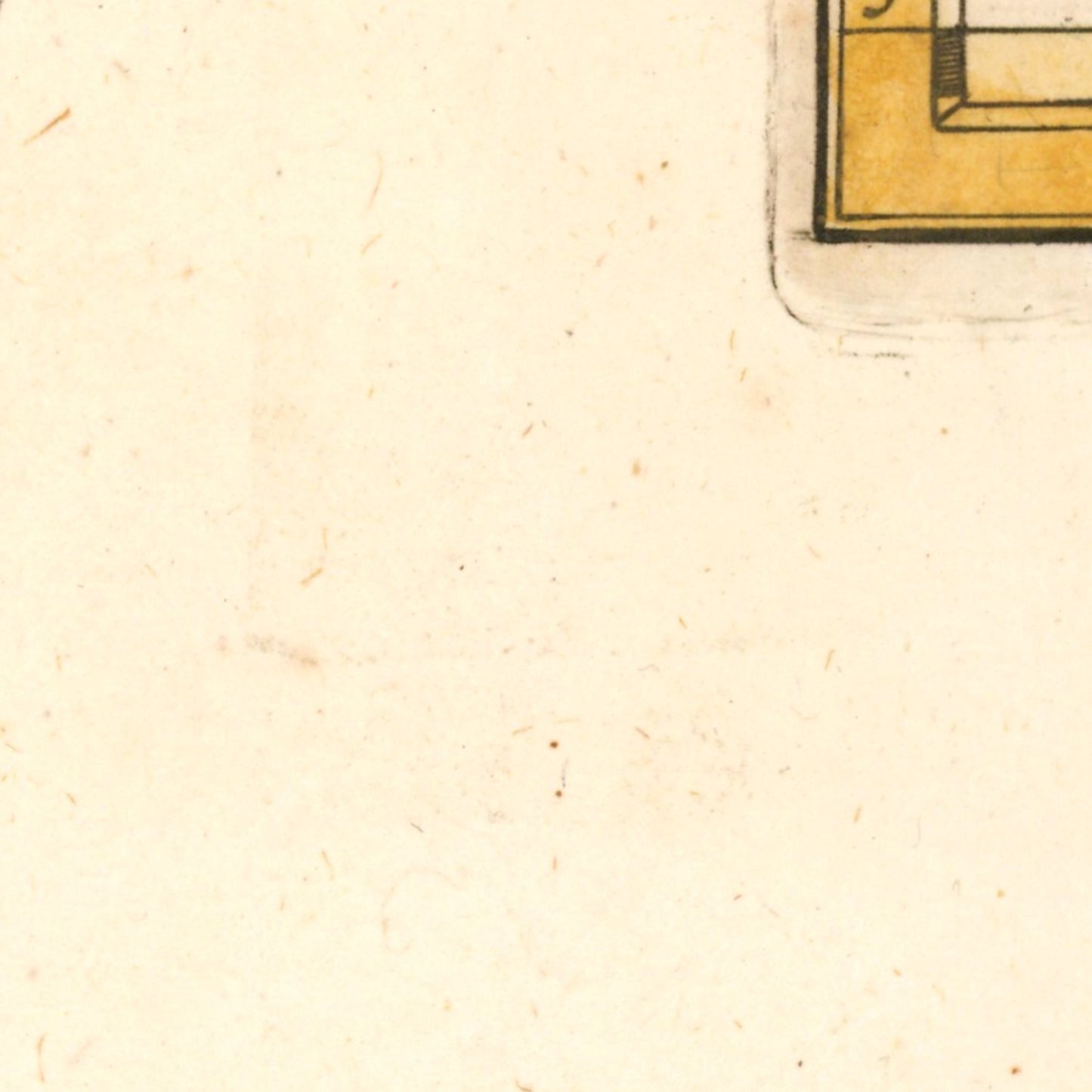 detail of the map from the bottom left corner