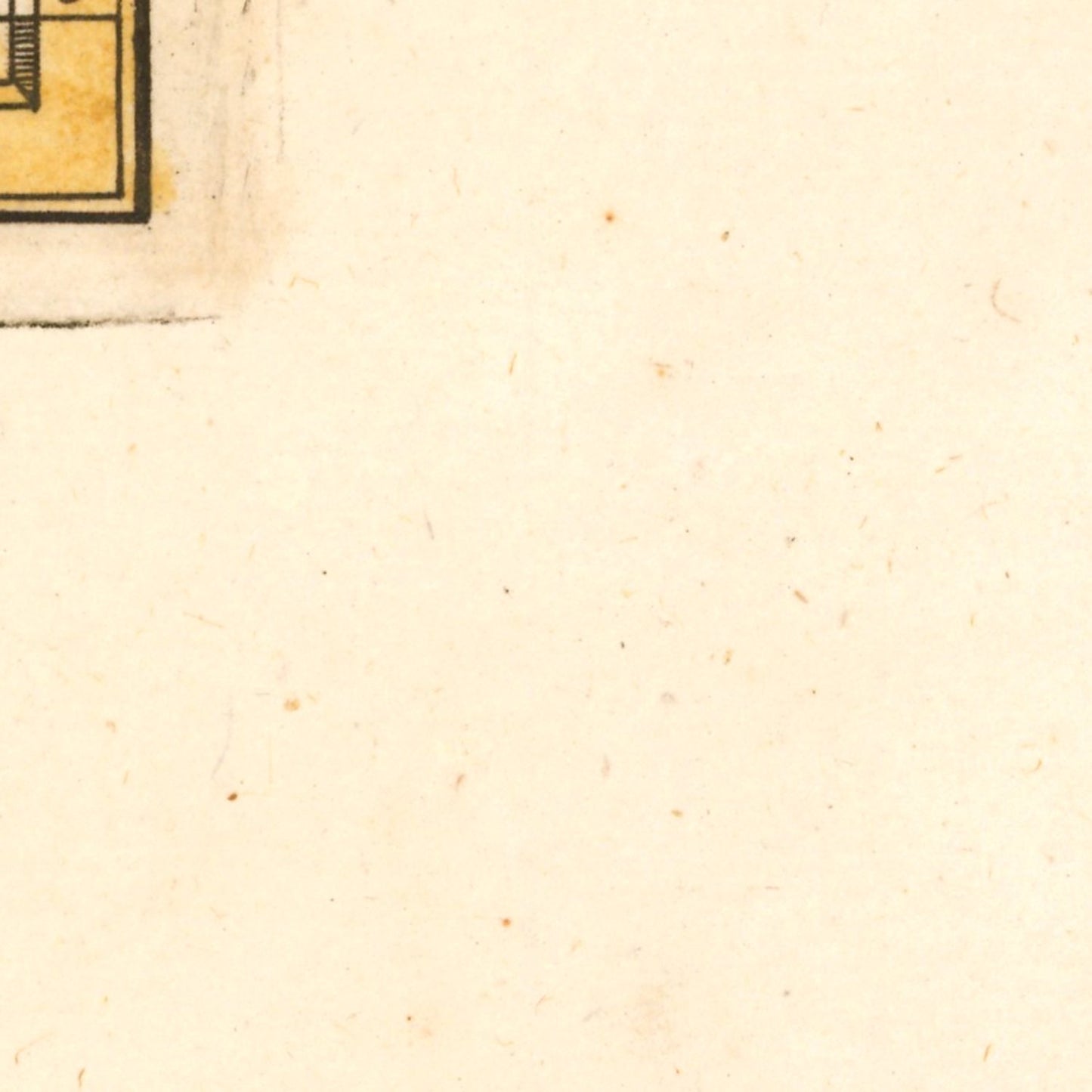 detail of the map from the bottom right corner