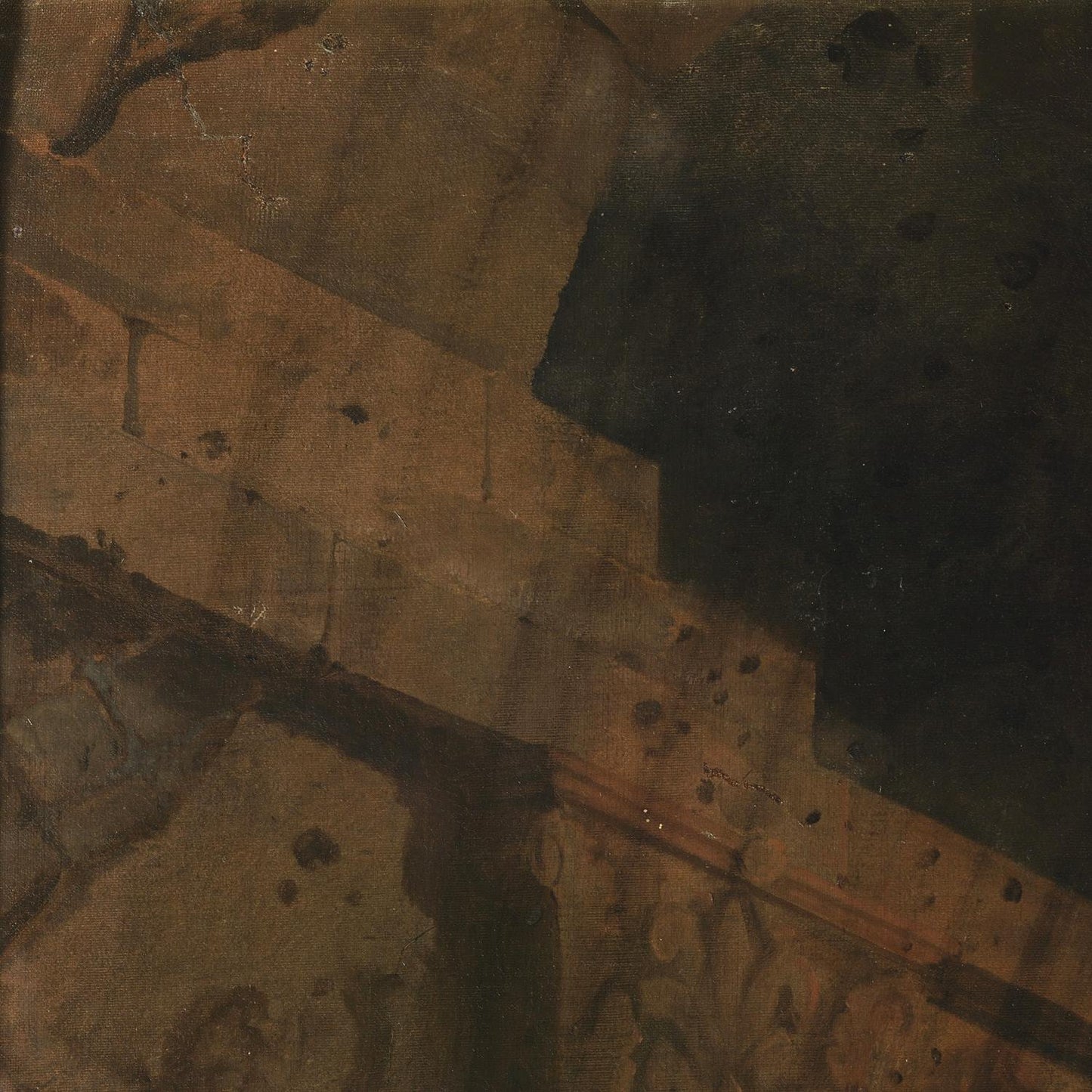 detail of the fine art reproduction from the top left