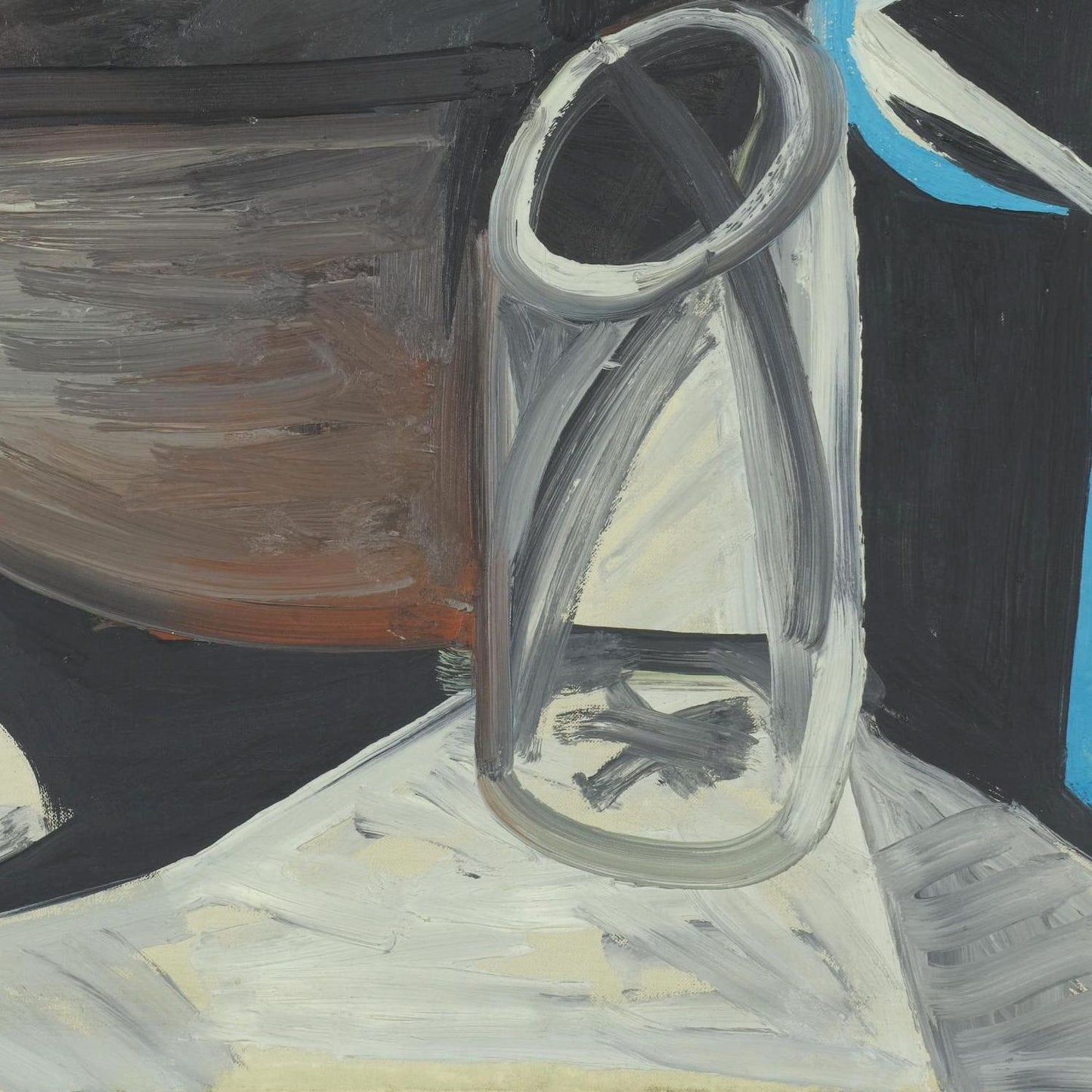 detail of the fine art reproduction from the centre left