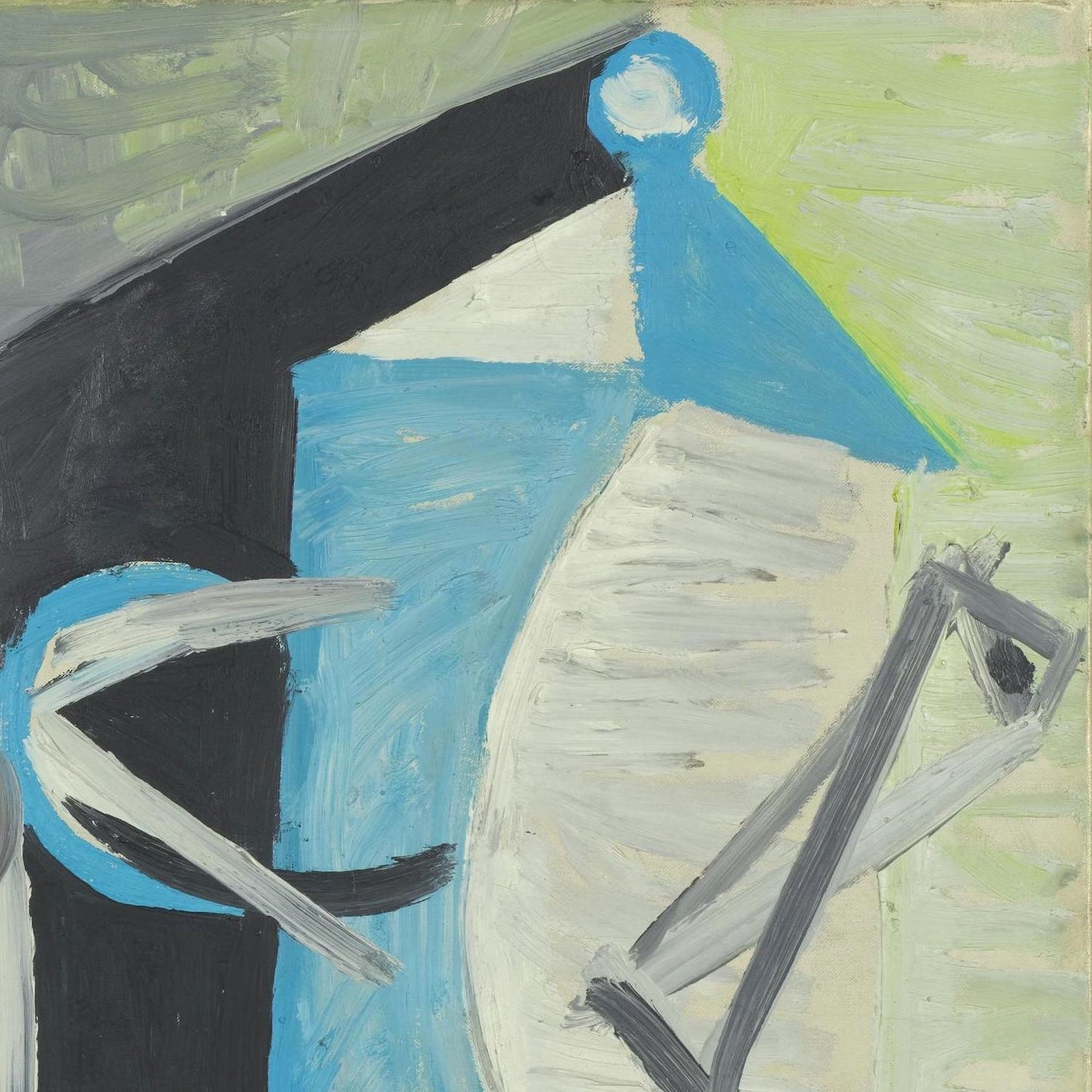 detail of the fine art reproduction from the top right corner