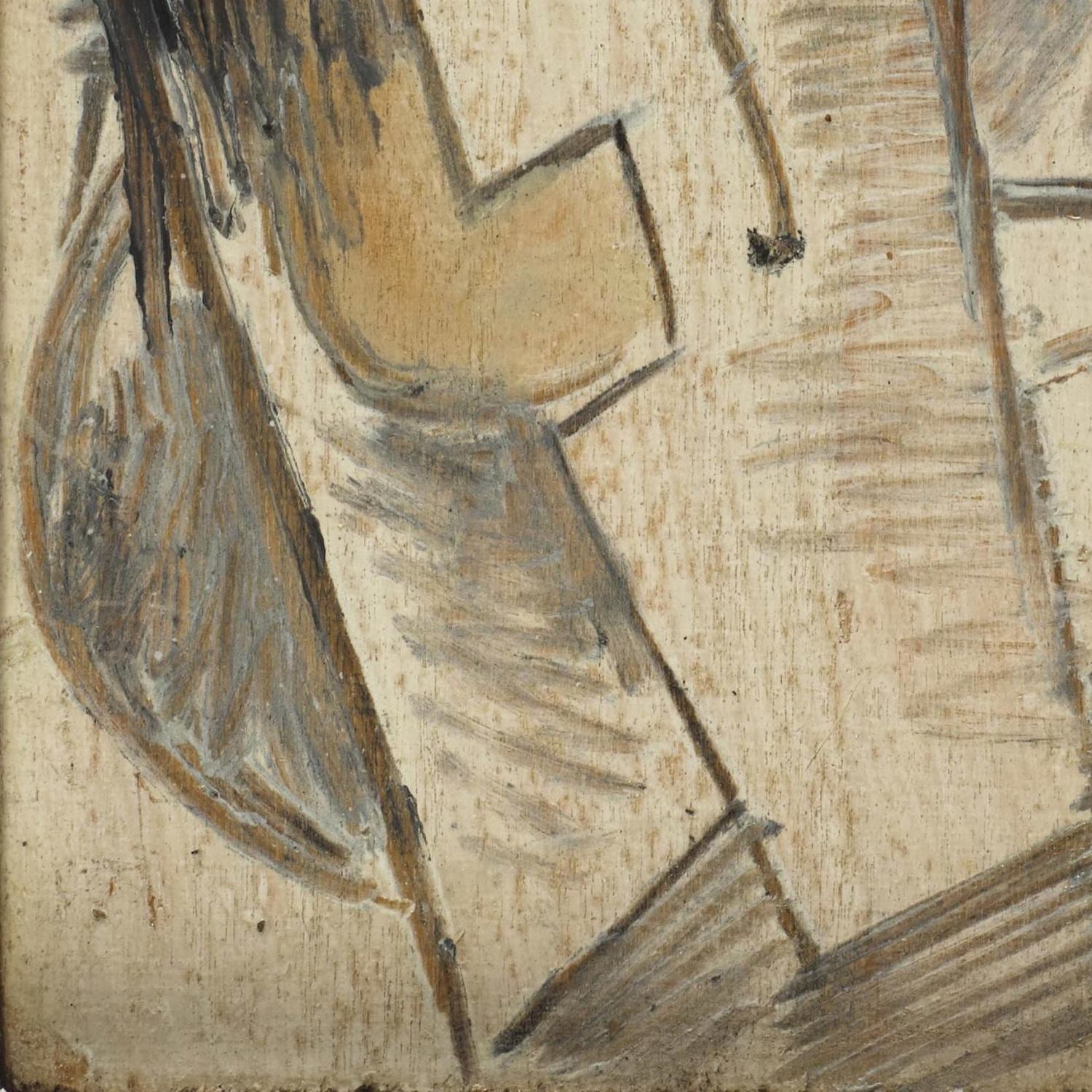 detail of the fine art reproduction from the bottom left corner