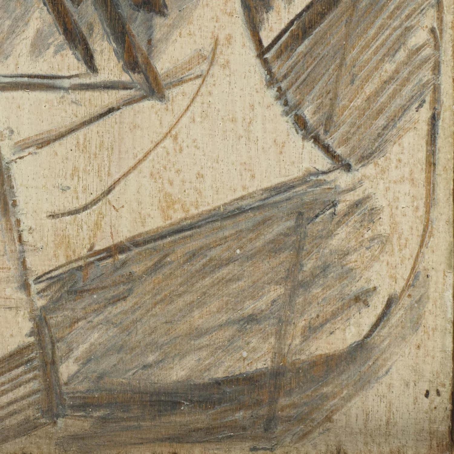 detail of the fine art reproduction from the bottom right corner