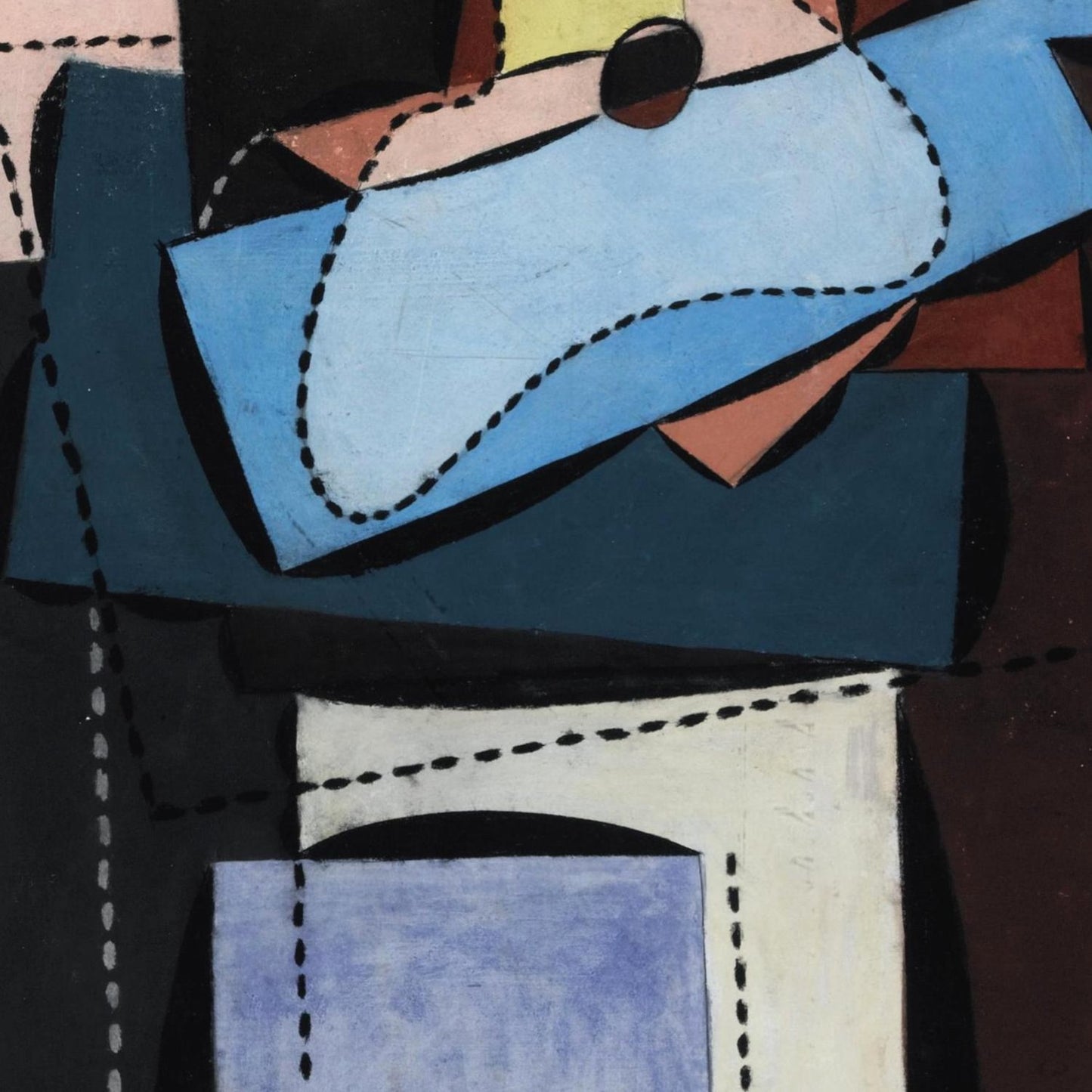detail of the fine art reproduction from the centre