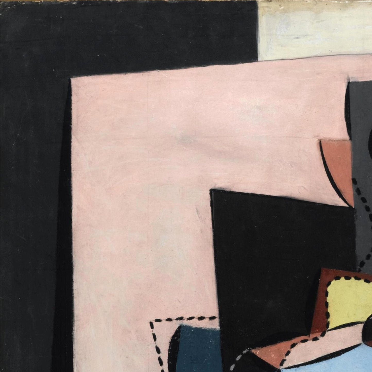 detail of the fine art reproduction from the top left