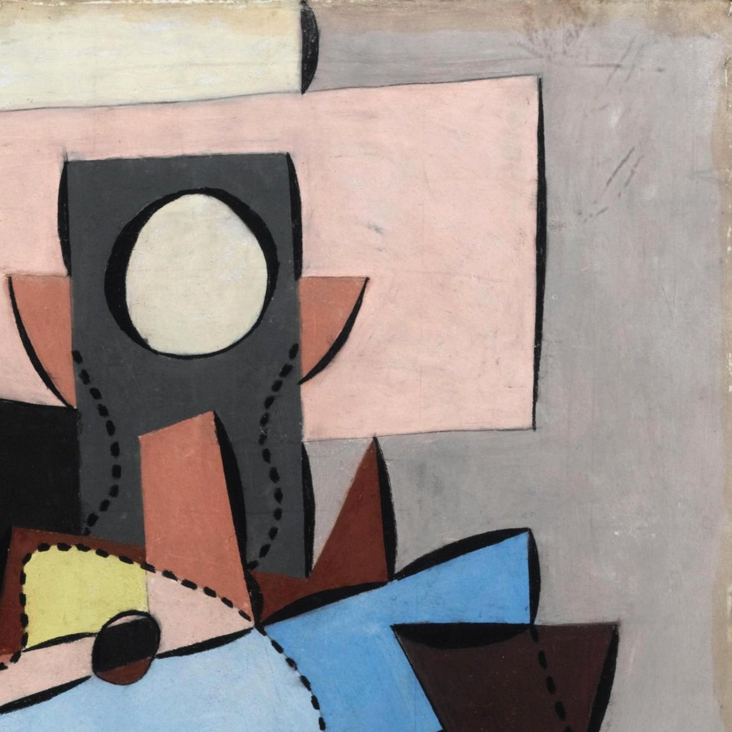 detail of the fine art reproduction from the top right corner