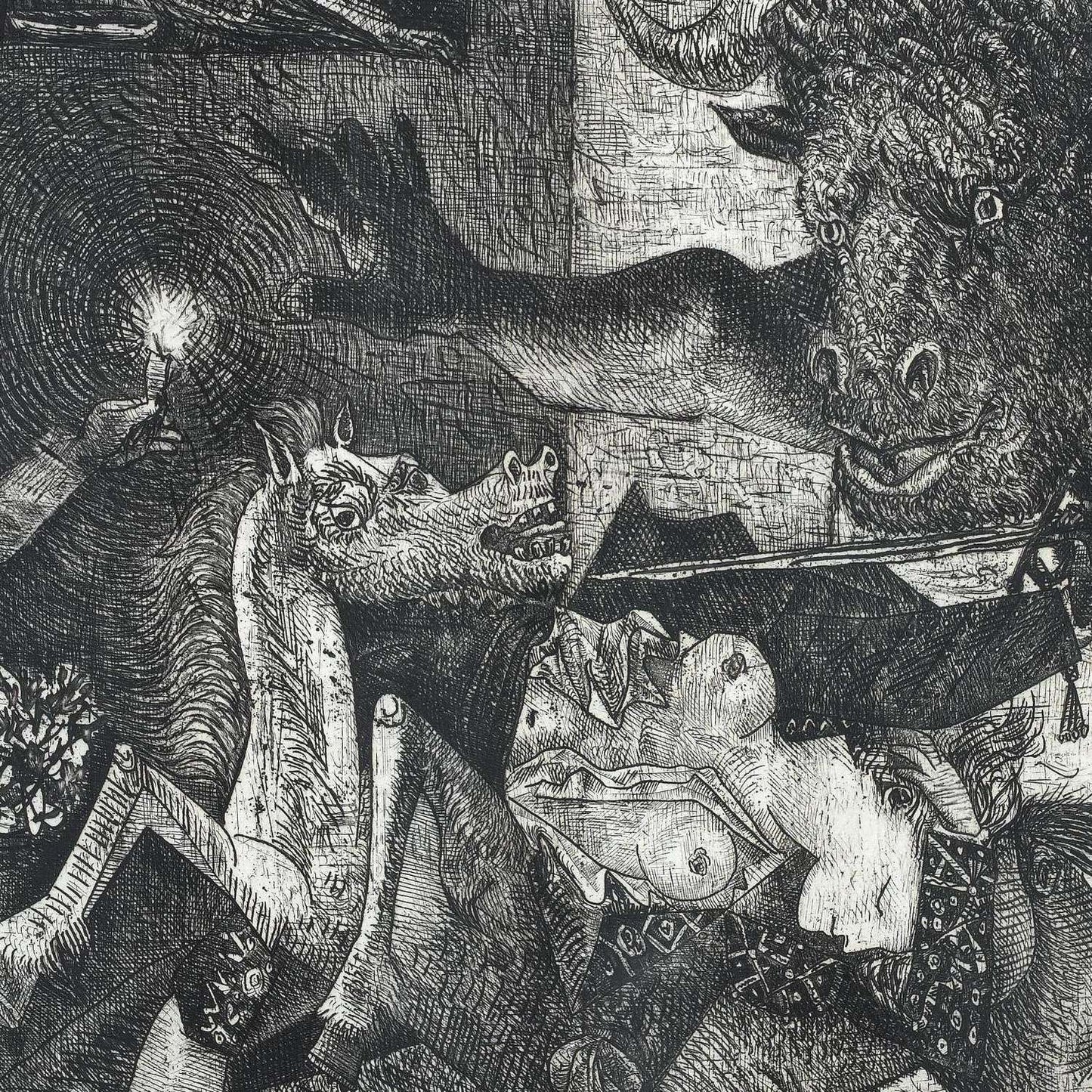 detail of the drawing reproduction from the centre