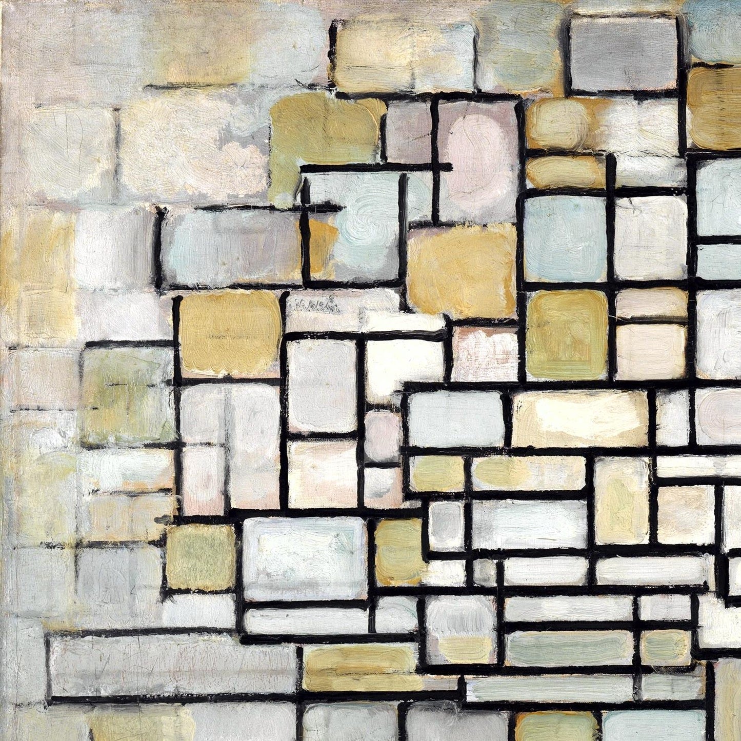 detail of the fine art reproduction from the top left