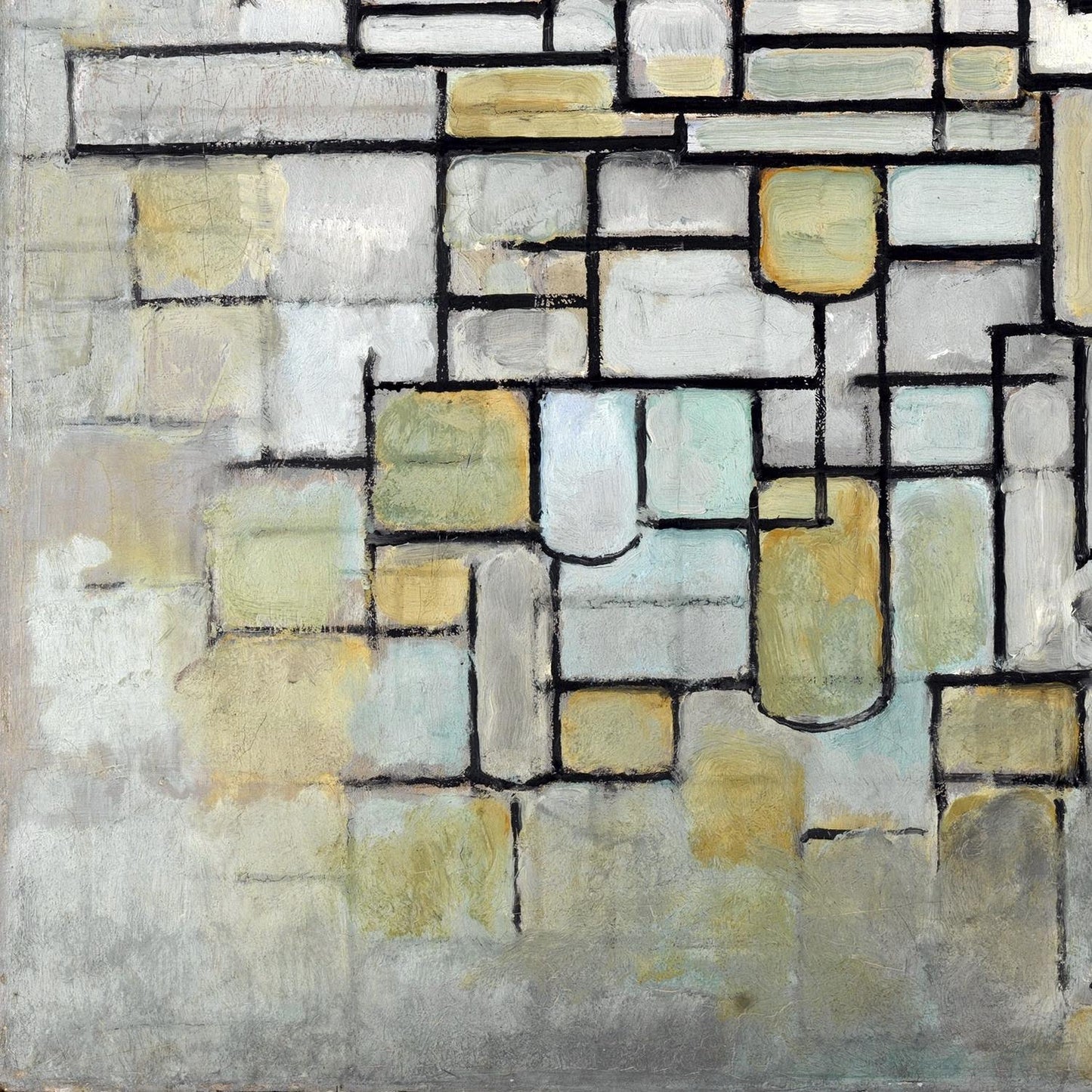 detail of the fine art reproduction from the bottom left corner