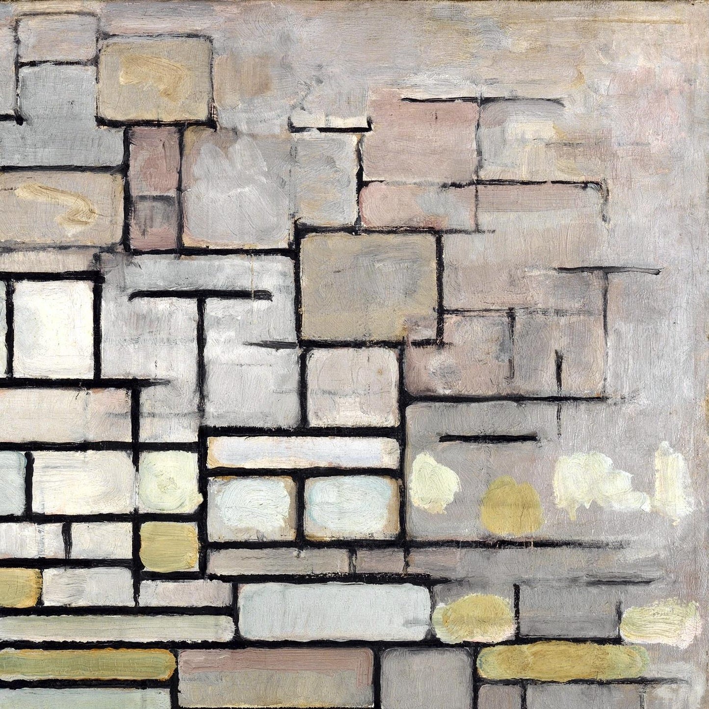 detail of the fine art reproduction from the top right corner