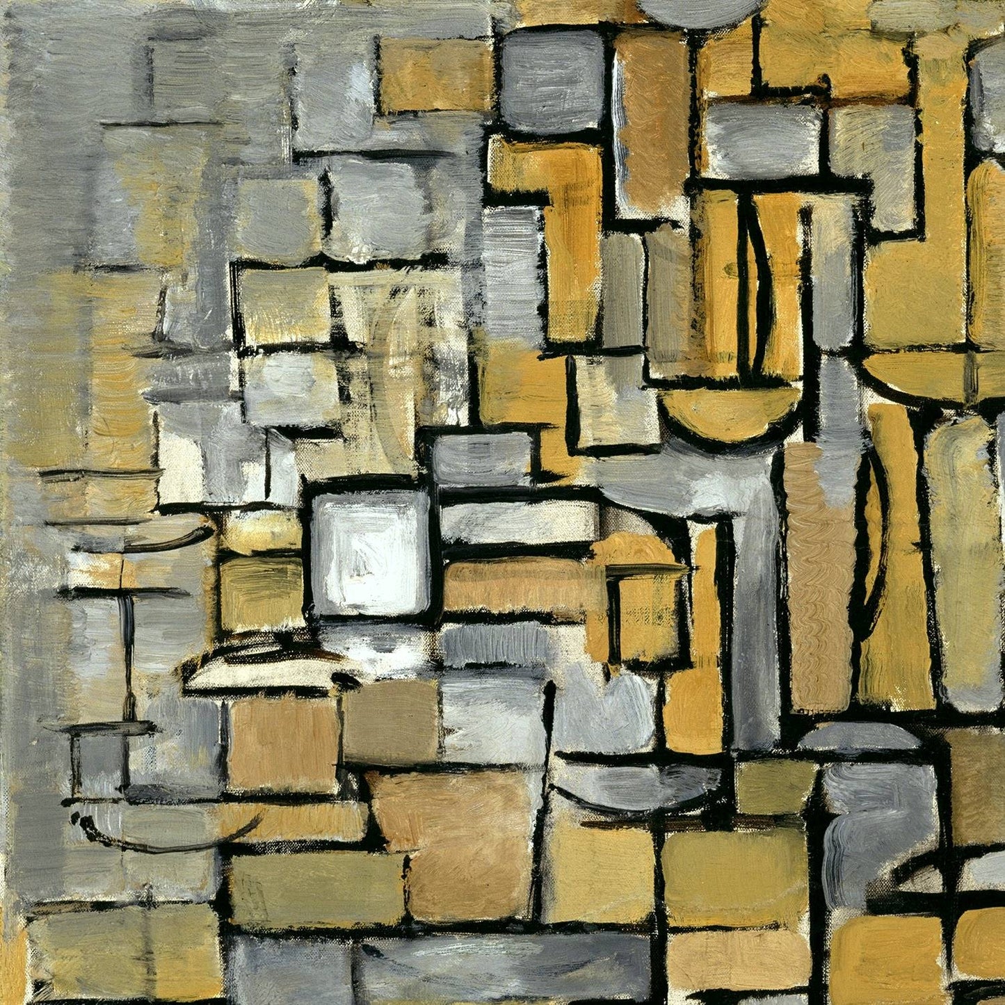 detail of the fine art reproduction from the top left