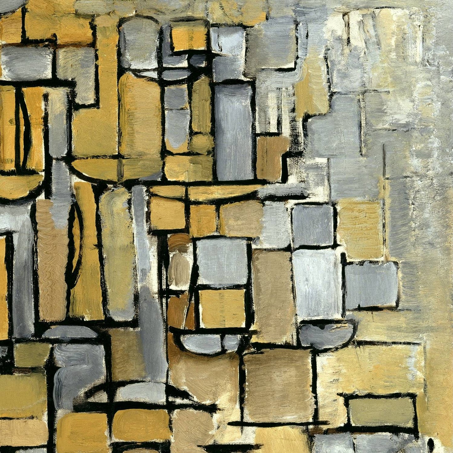 detail of the fine art reproduction from the top right corner