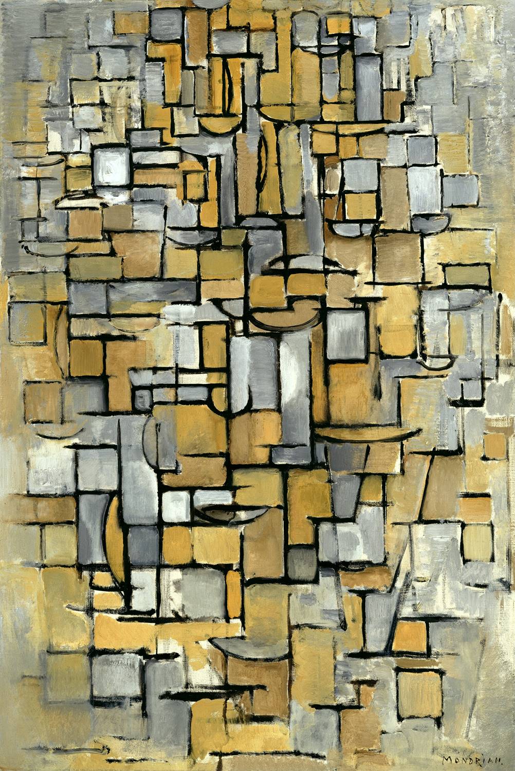 presentation of the fine art reproduction without a frame