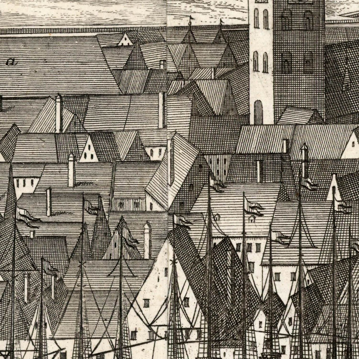 detail of the map from the centre
