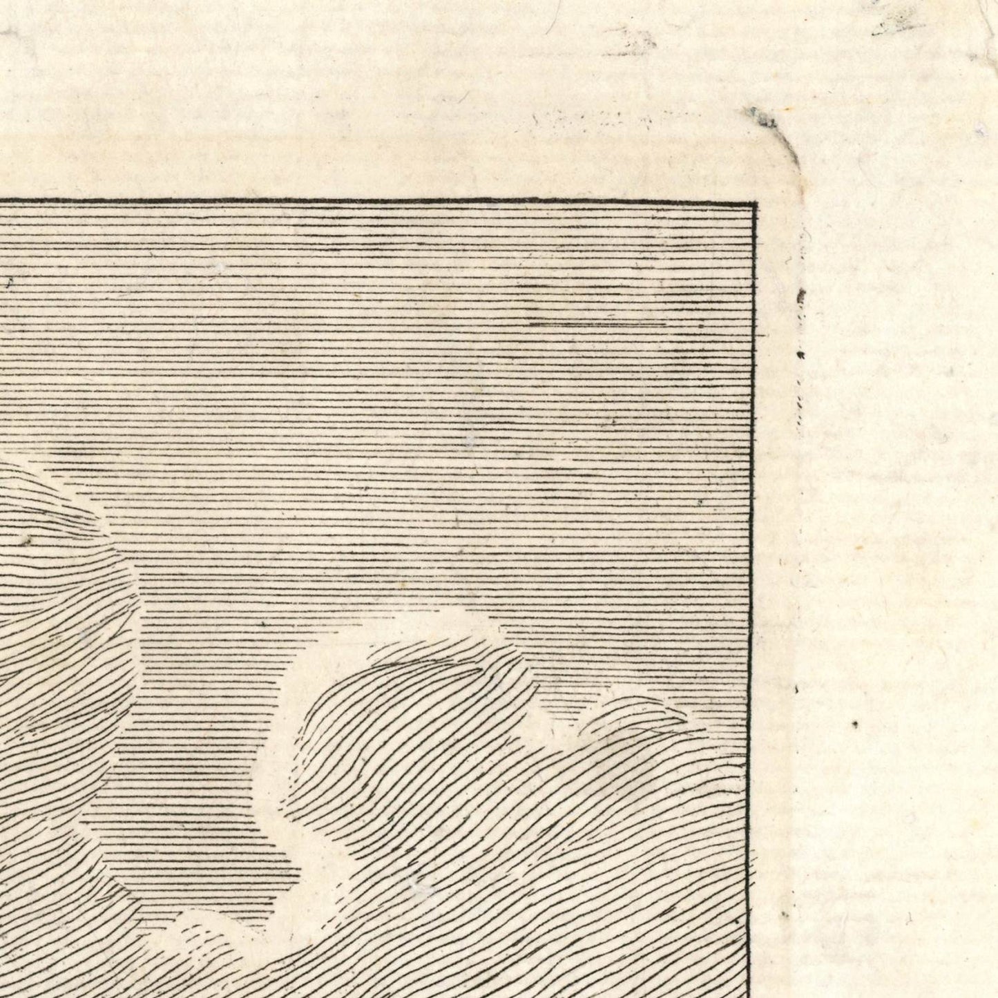 detail of the map from the top right corner