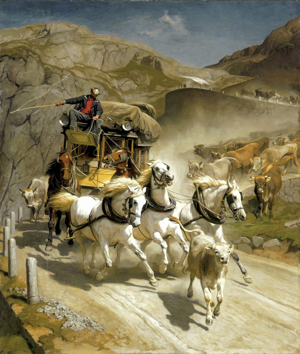 presentation of the fine art reproduction without a frame