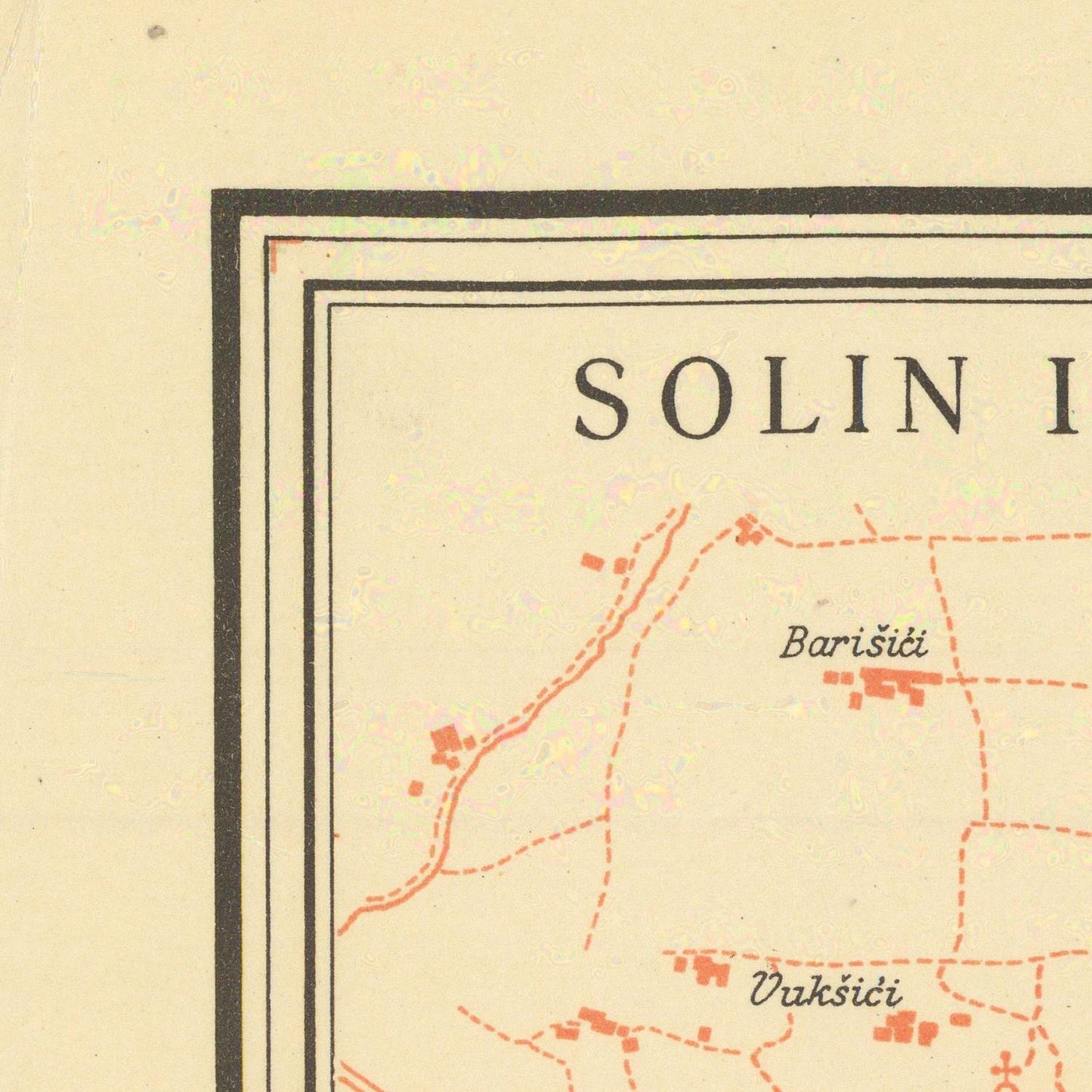 detail of the map from the top left corner