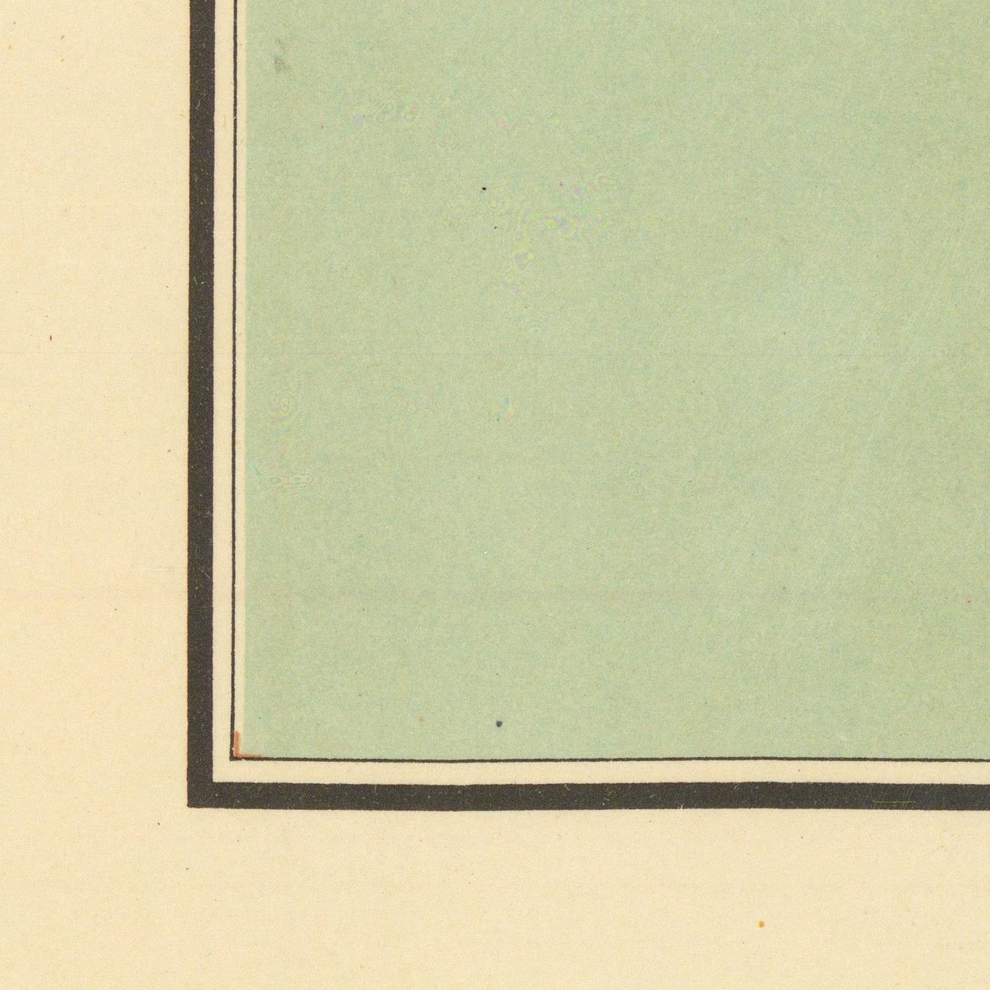 detail of the map from the bottom left corner