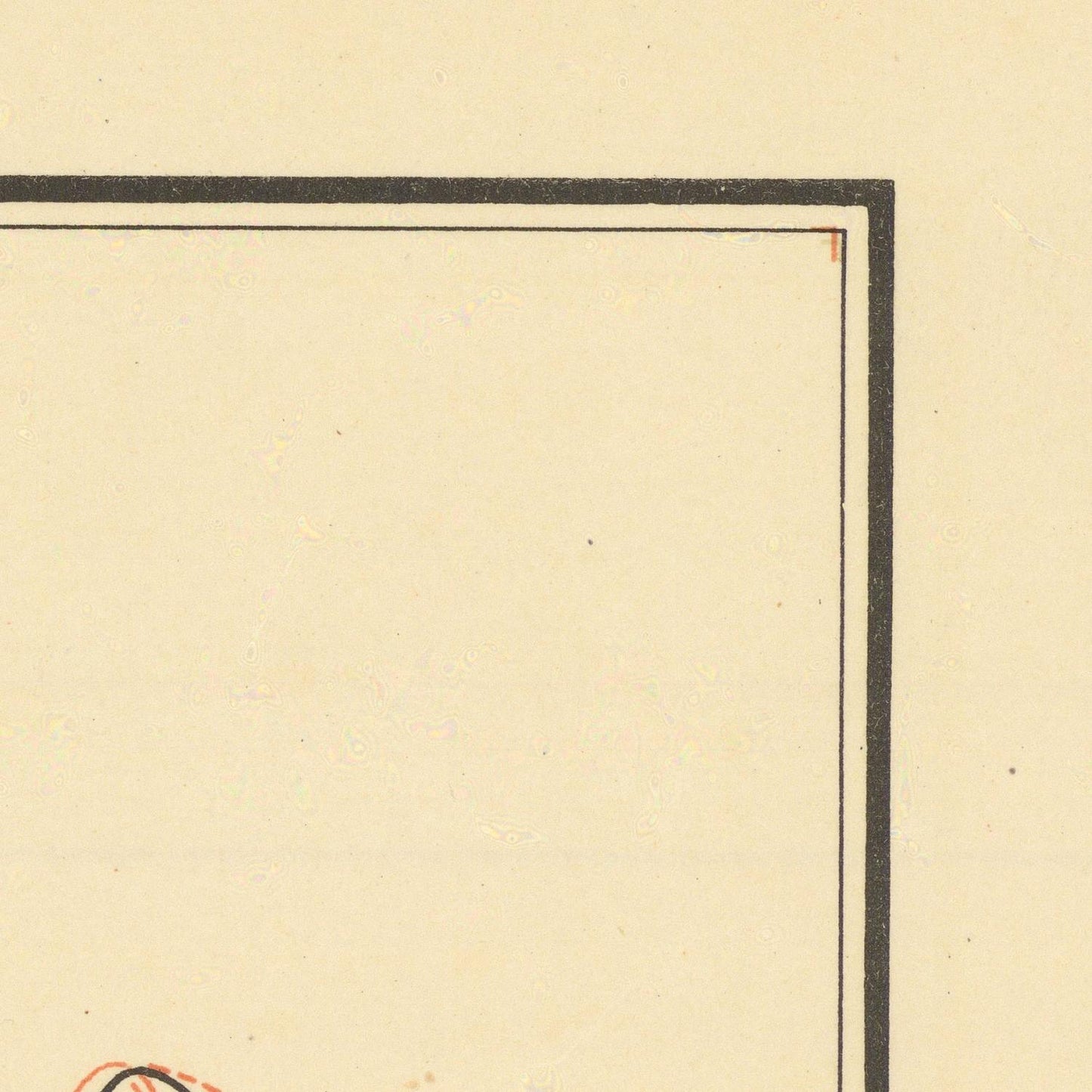 detail of the map from the top right corner