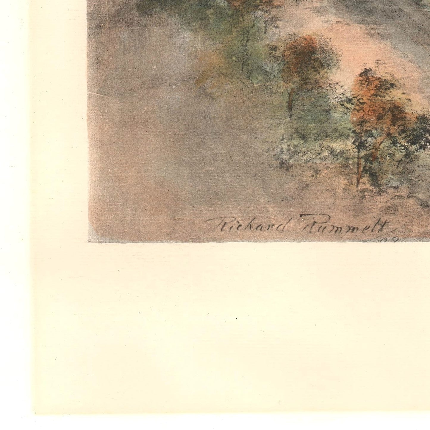 detail of the drawing reproduction from the bottom left corner