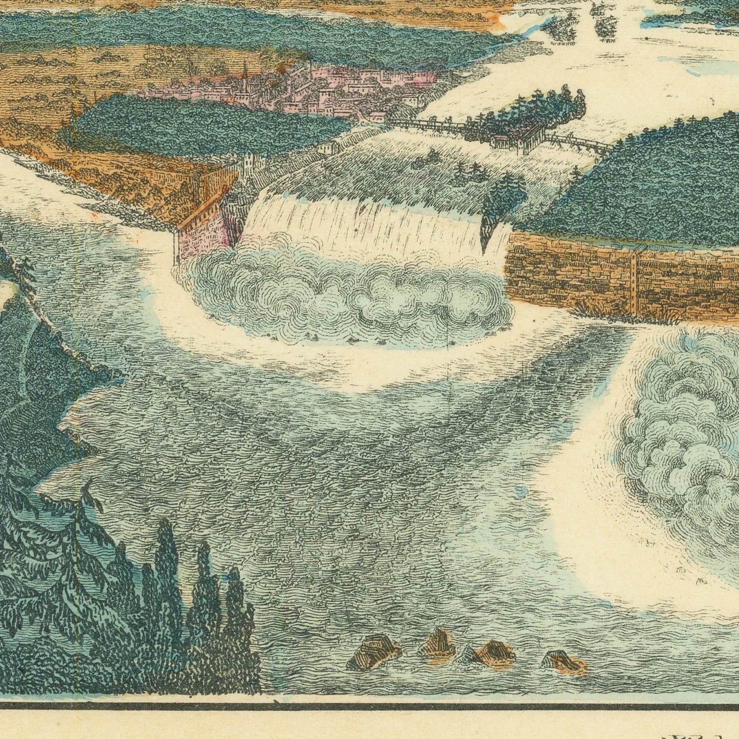 detail of the map from the centre left