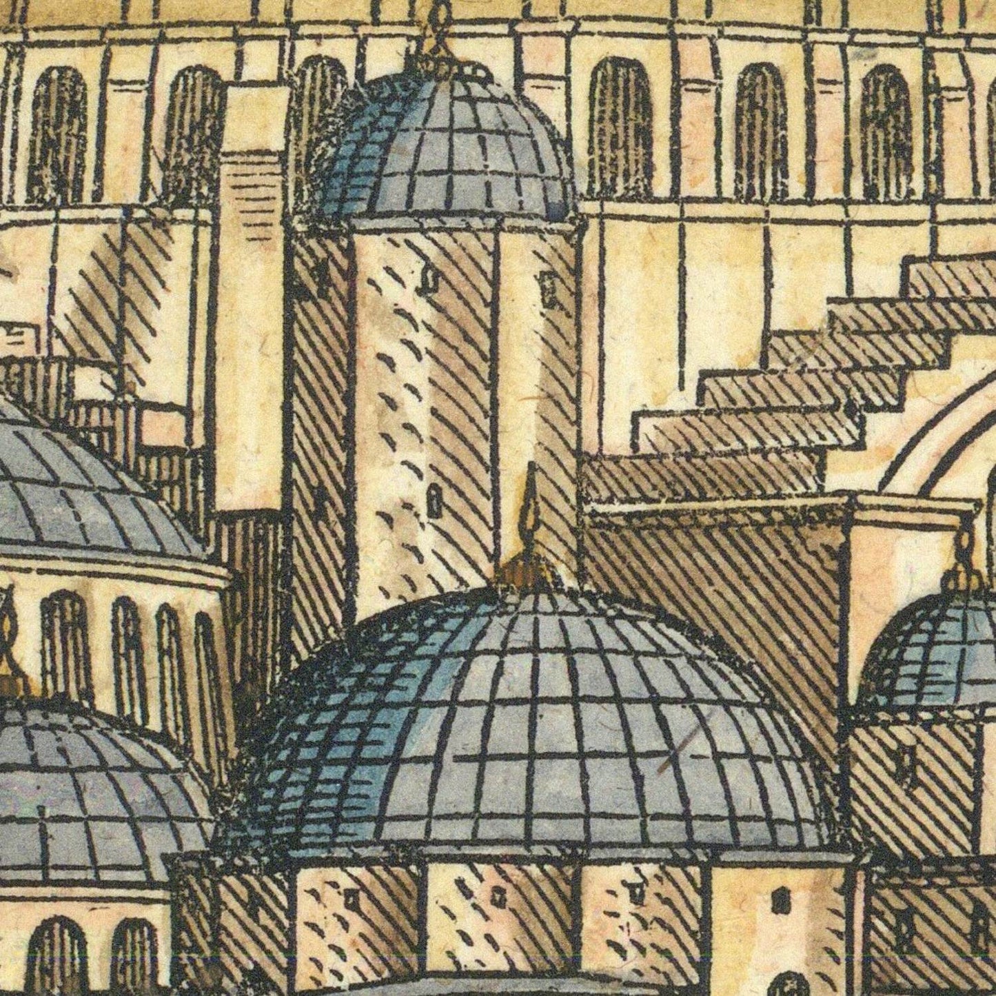 detail of the map from the centre