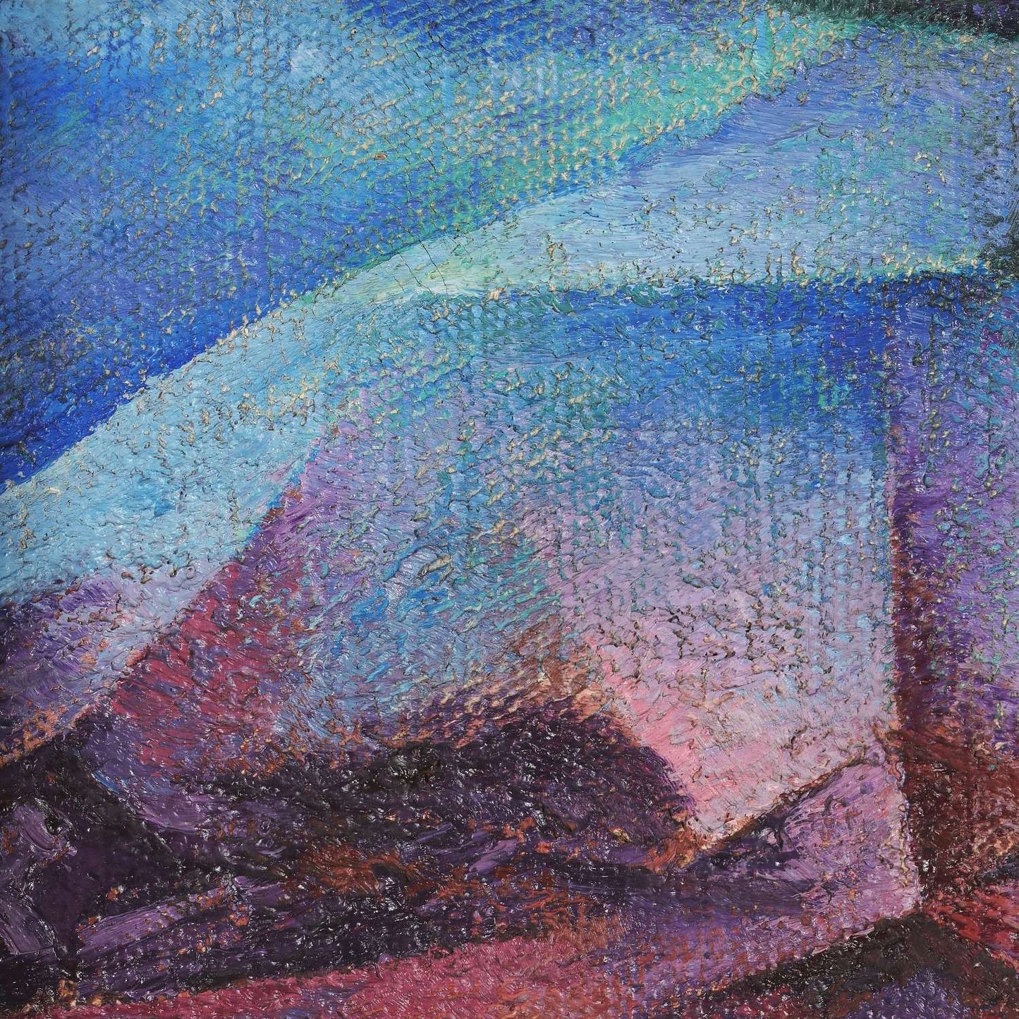 detail of the fine art reproduction from the top left