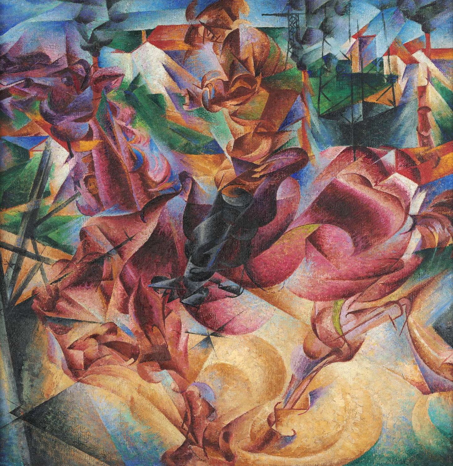 presentation of the fine art reproduction without a frame