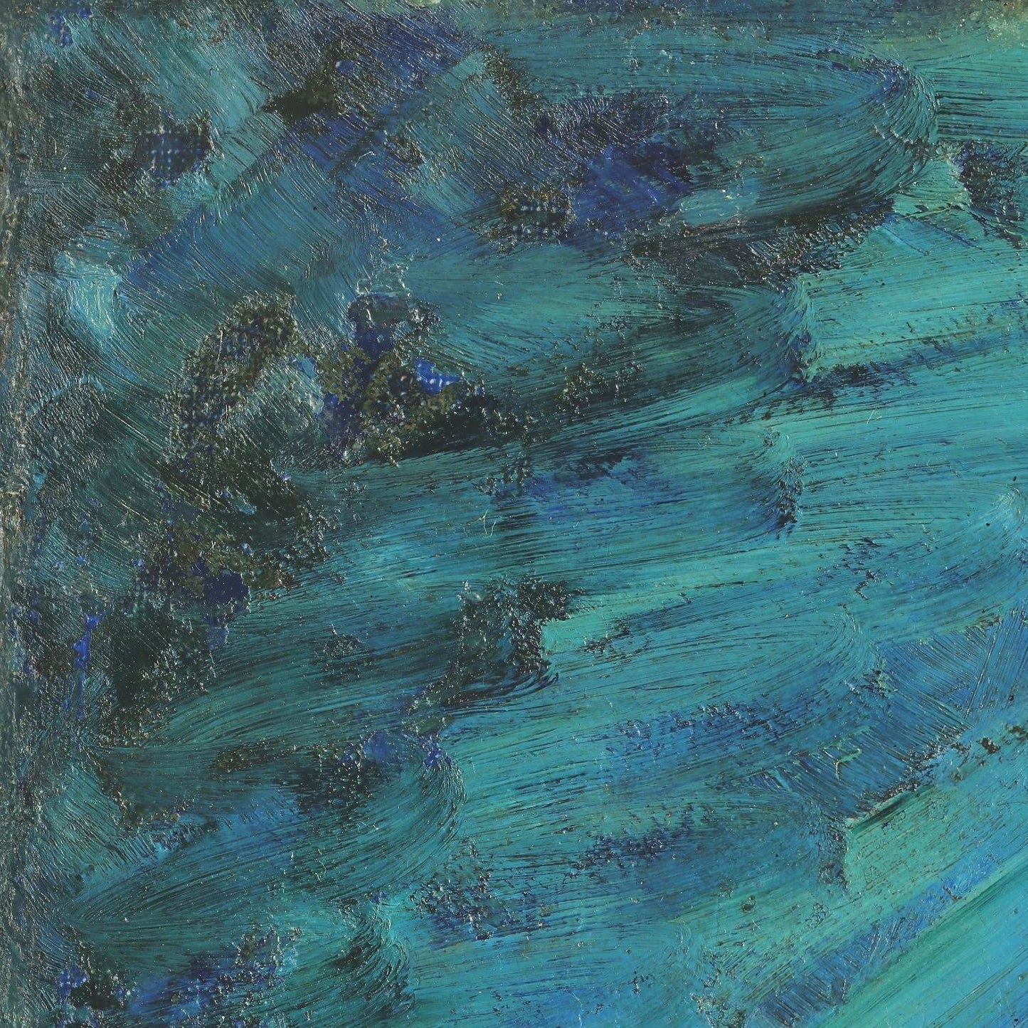 detail of the fine art reproduction from the top left