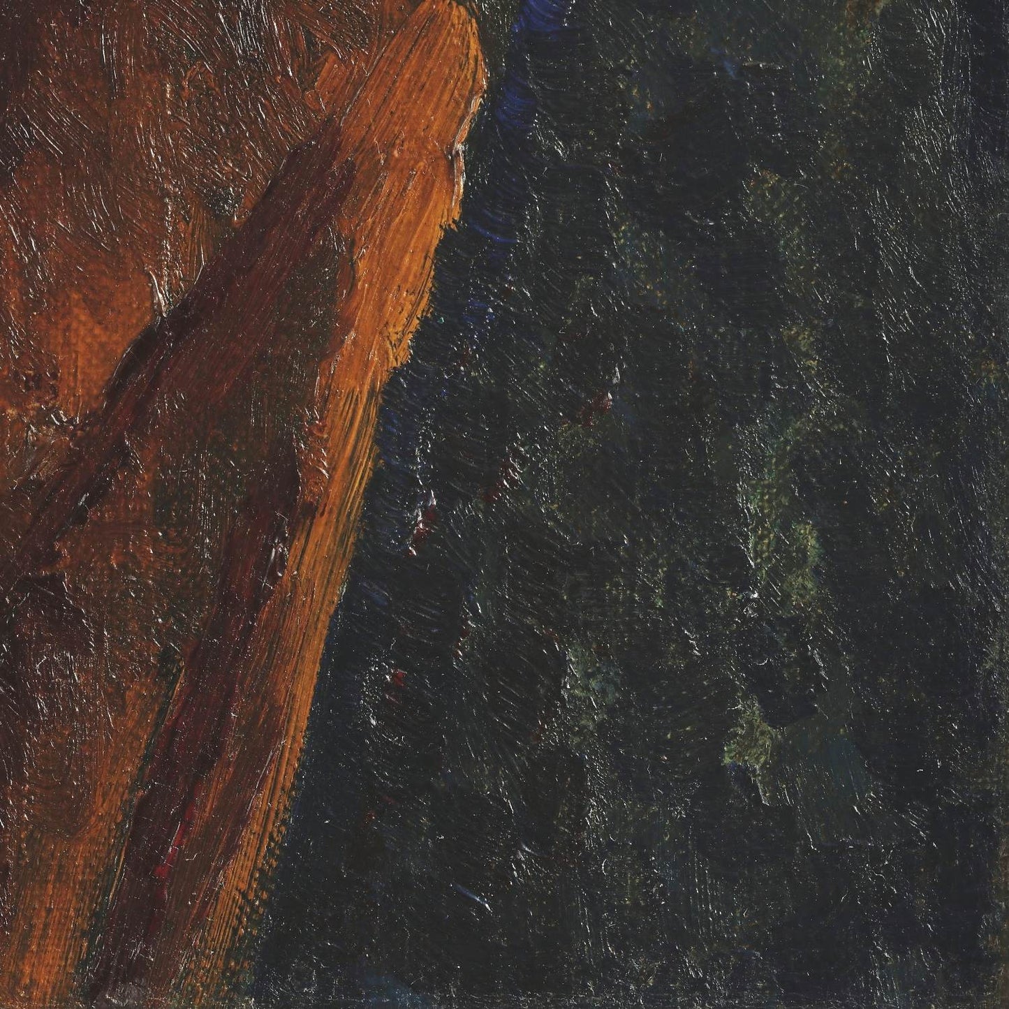 detail of the fine art reproduction from the bottom right corner