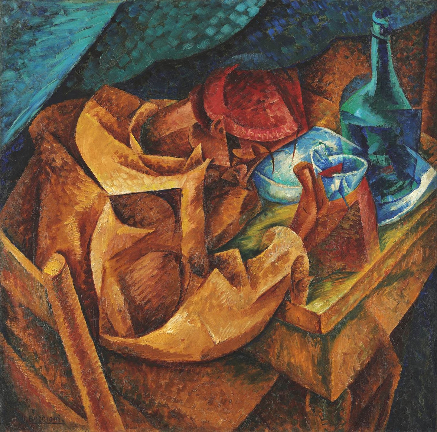 presentation of the fine art reproduction without a frame